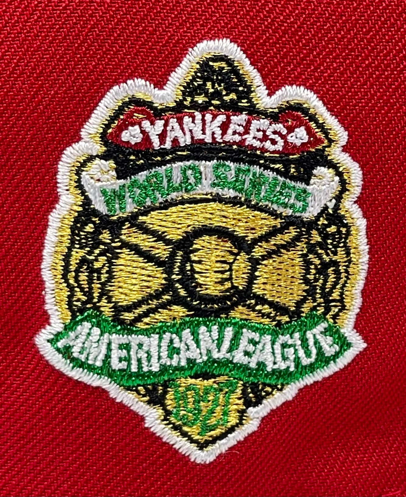 NEW YORK YANKEES (RED) "MURDERERS ROW LINEUP" (1927 WORLD SERIES) NEW ERA 59FIFTY FITTED