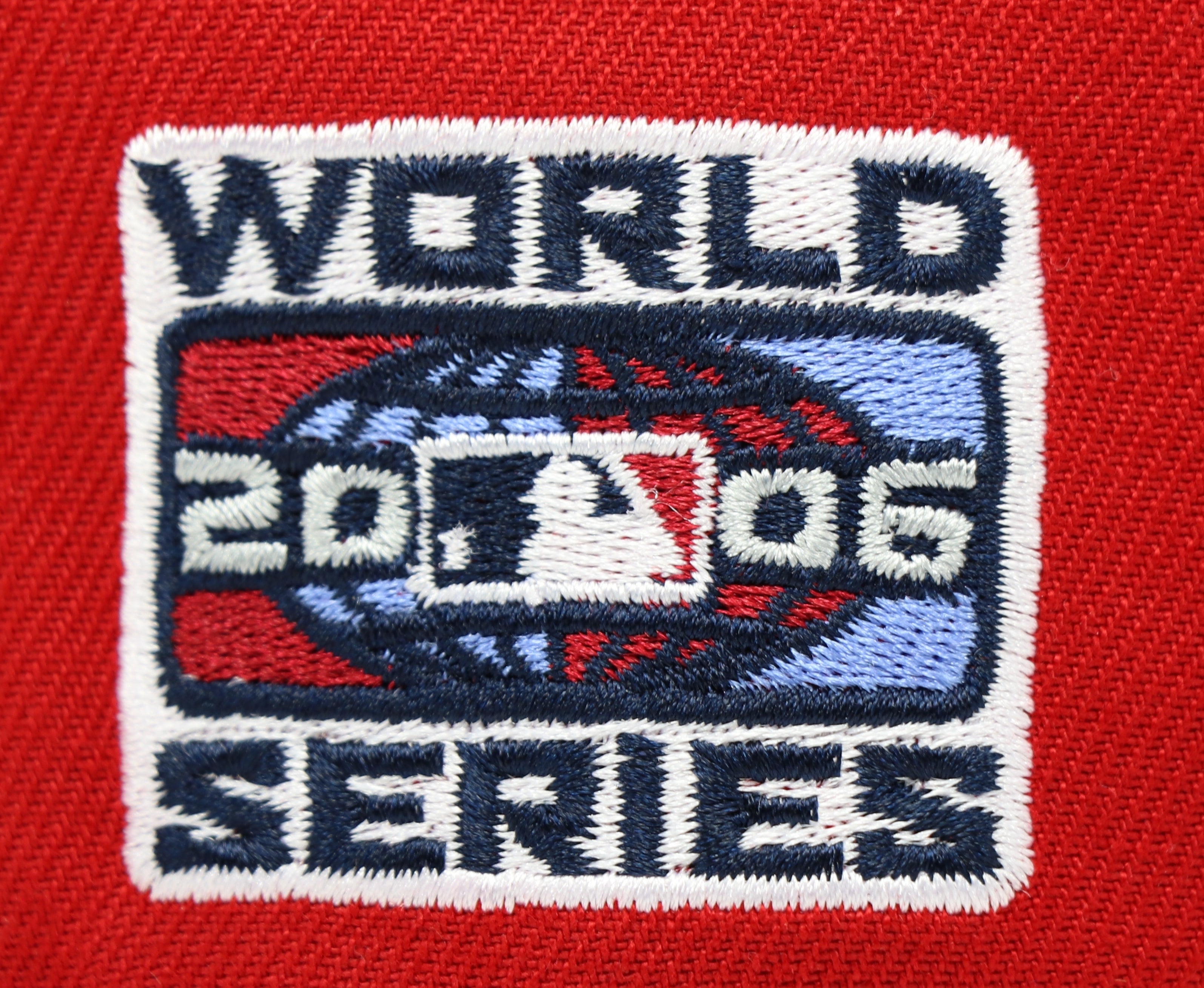 ST. LOUIS CARDINALS (ALL RED) "2006 WORLD SERIES" NEW ERA 59FIFTY FITTED (GREY BOTTOM)