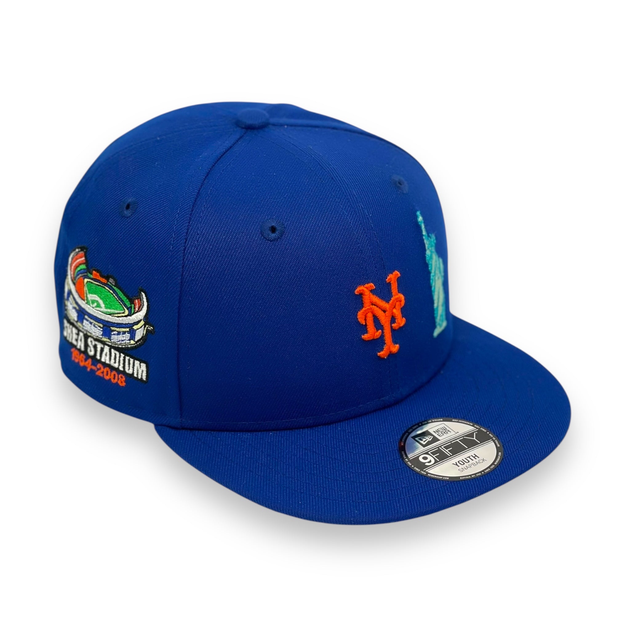 "KIDS" NEW YORK METS (ROYAL) "LBTY X SHEA STADIUM'' NEW ERA 9FIFTY SNAPBACK