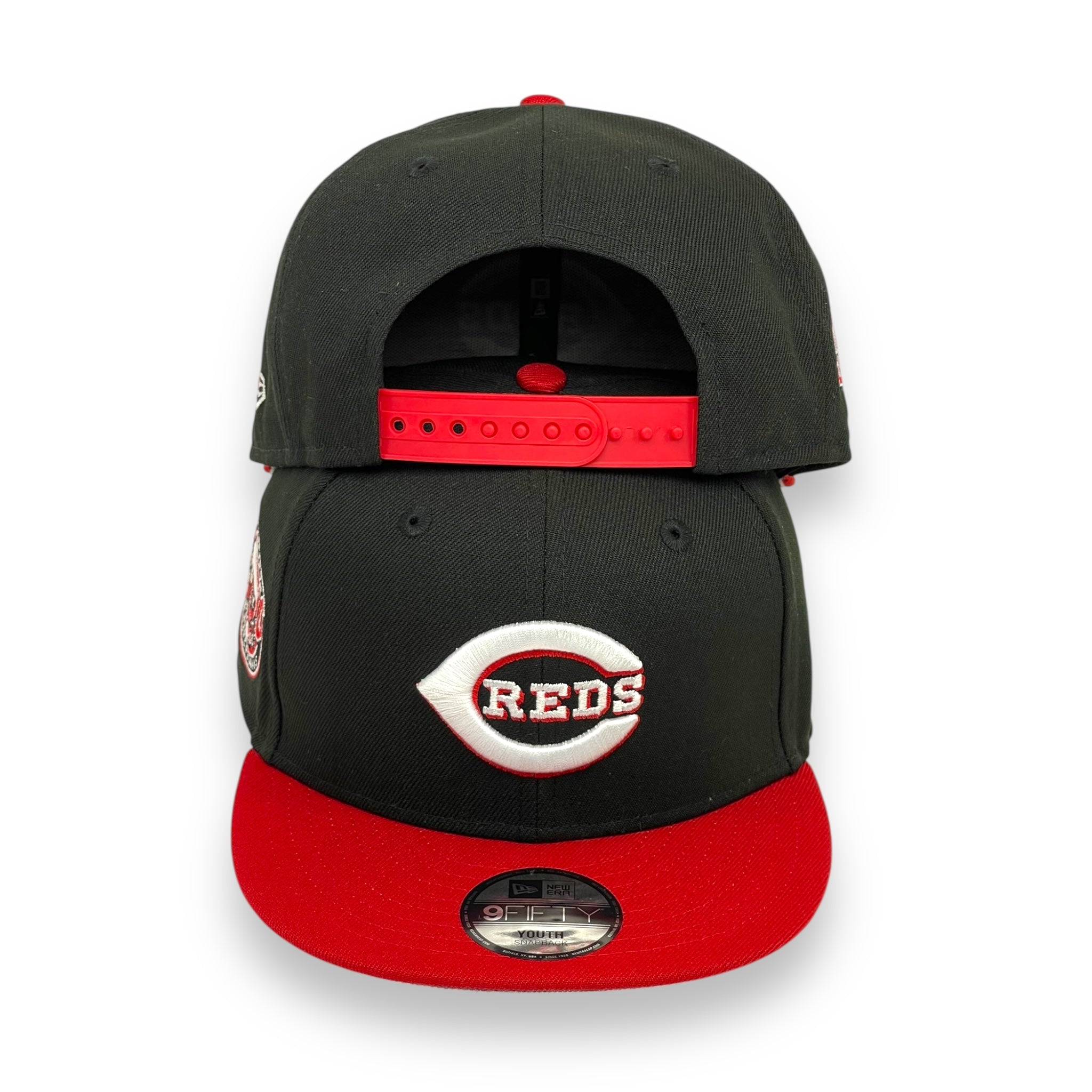 "KIDS" CINCINATTI REDS (BLACK) "25TH ANN '' NEW ERA 9FIFTY SNAPBACK