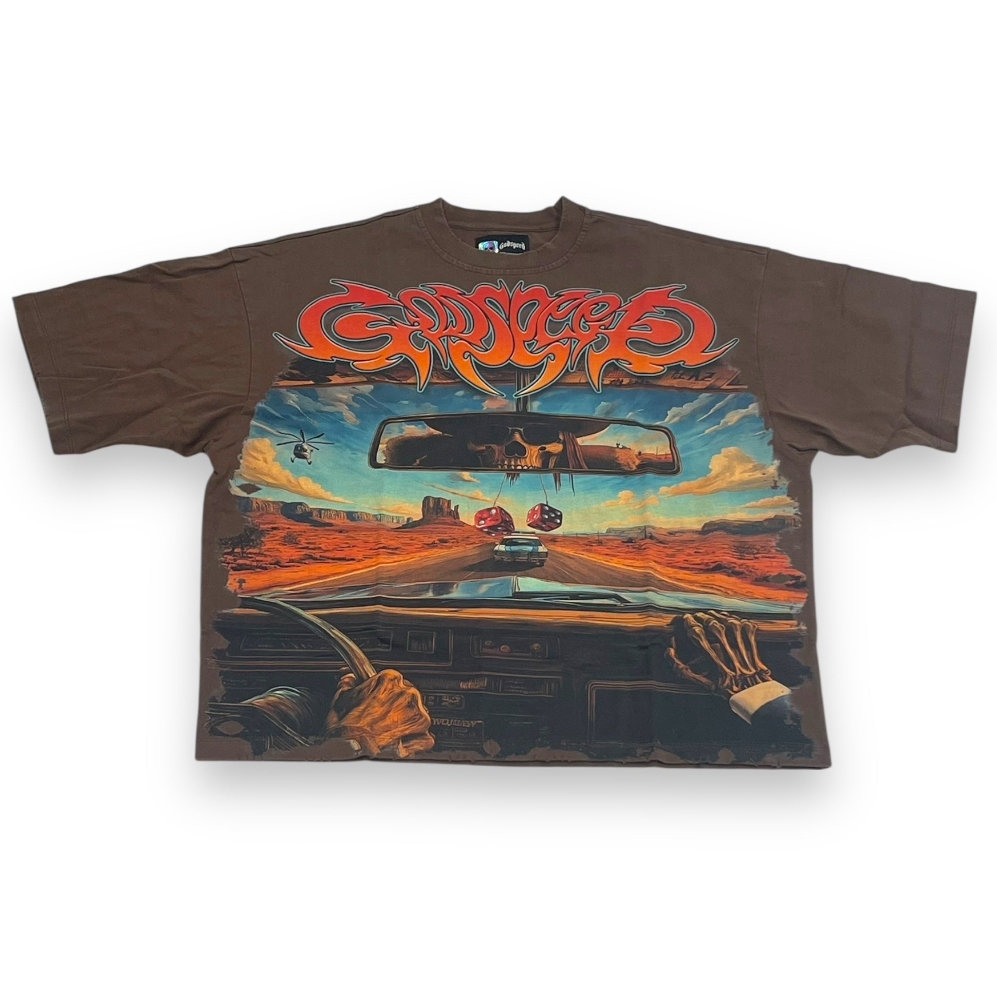 GODSPEED ON THE RUN TEE (MOCHA) TEE