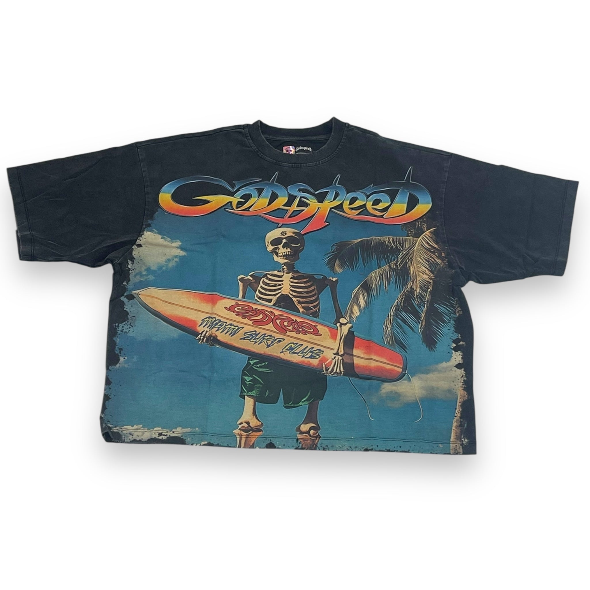 GODSPEED MIAMI SURF CLUB "LIBERTY" (BLACK) TEE