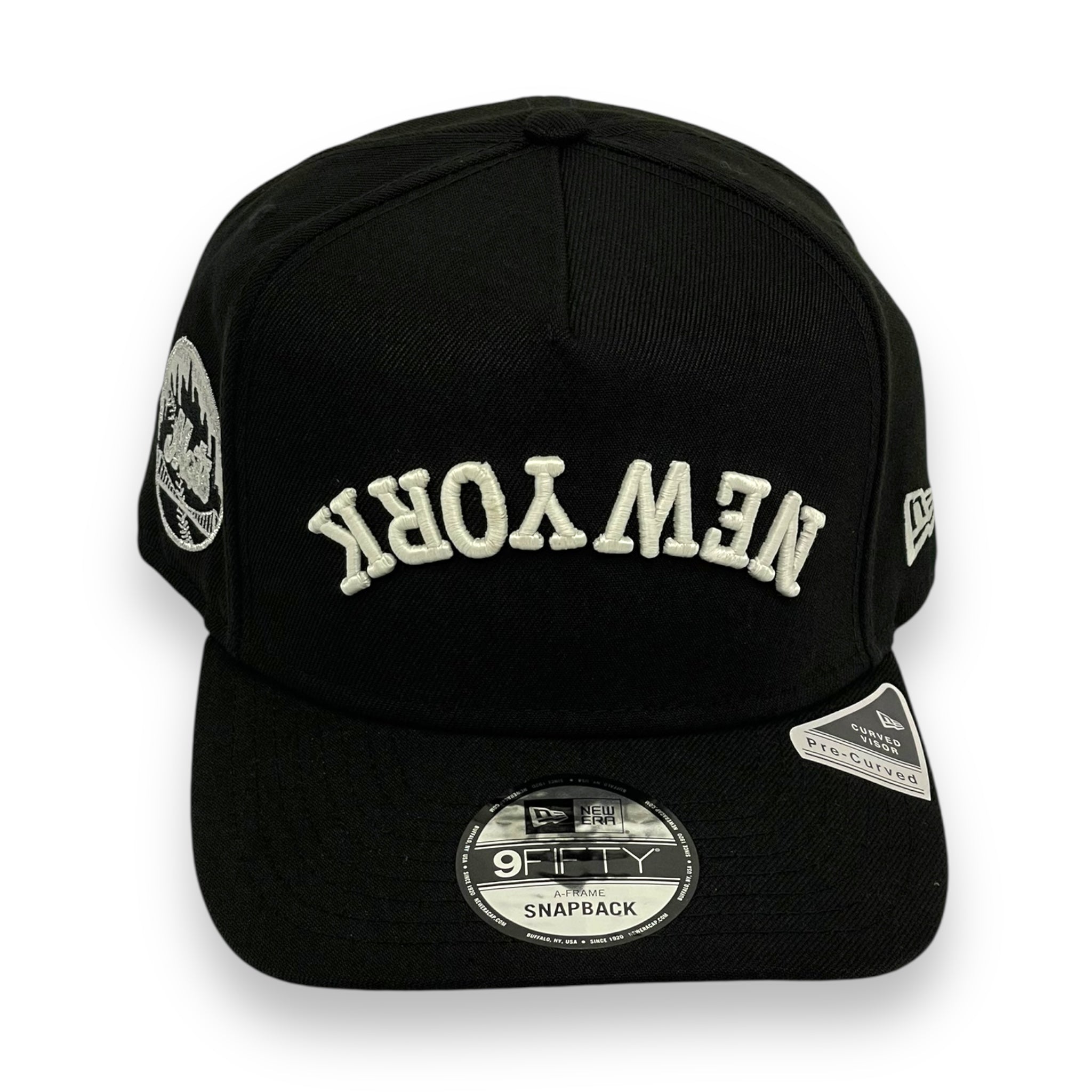 NEW YORK METS (UPSIDE DOWN NY-LOGO ) "9FIFTY AFRAME" NEW ERA SNAPBACK