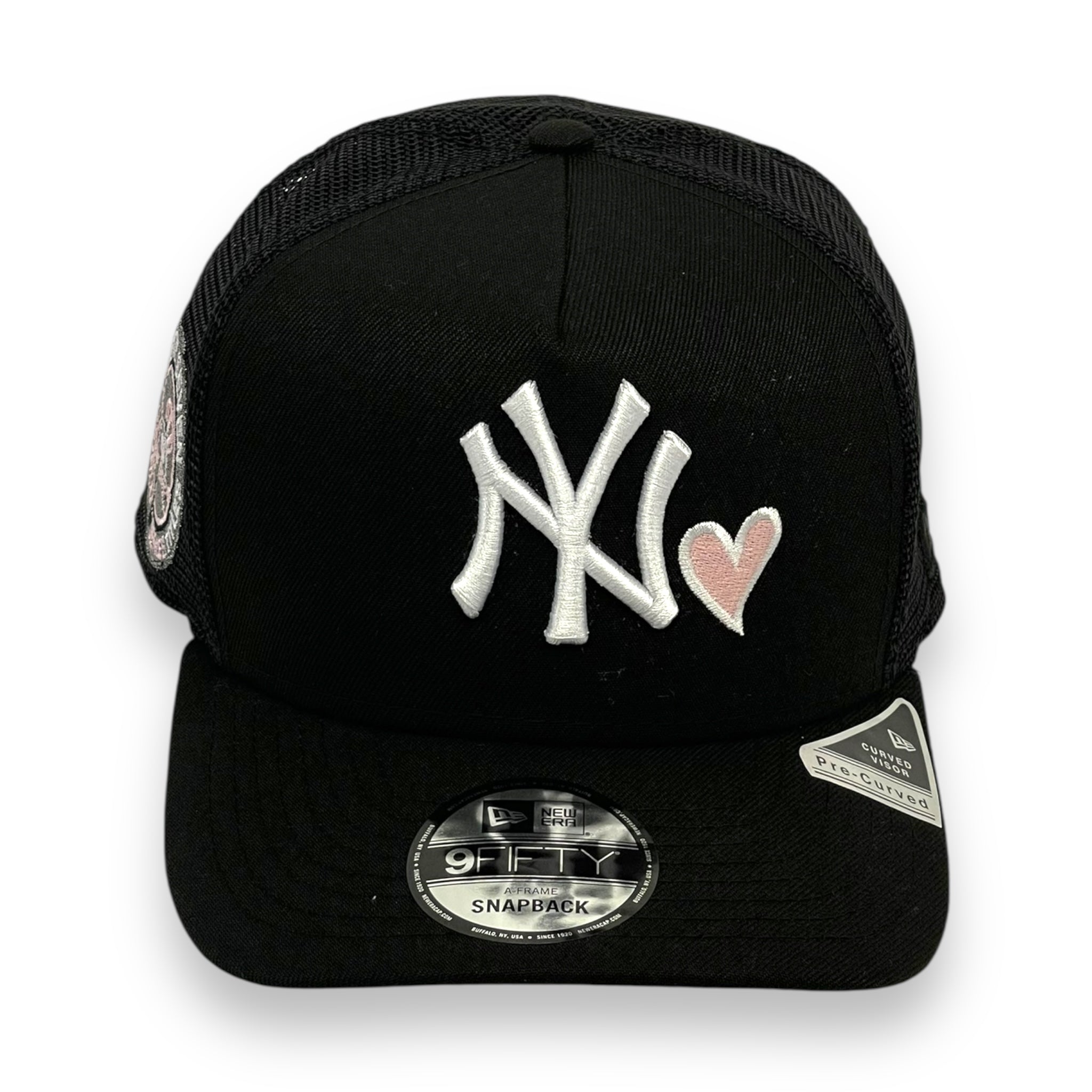 NEW YORK YANKEES (BLACK) (27WS TITLES) "9FIFTY AFRAME" (TRUCKER) NEW ERA SNAPBACK