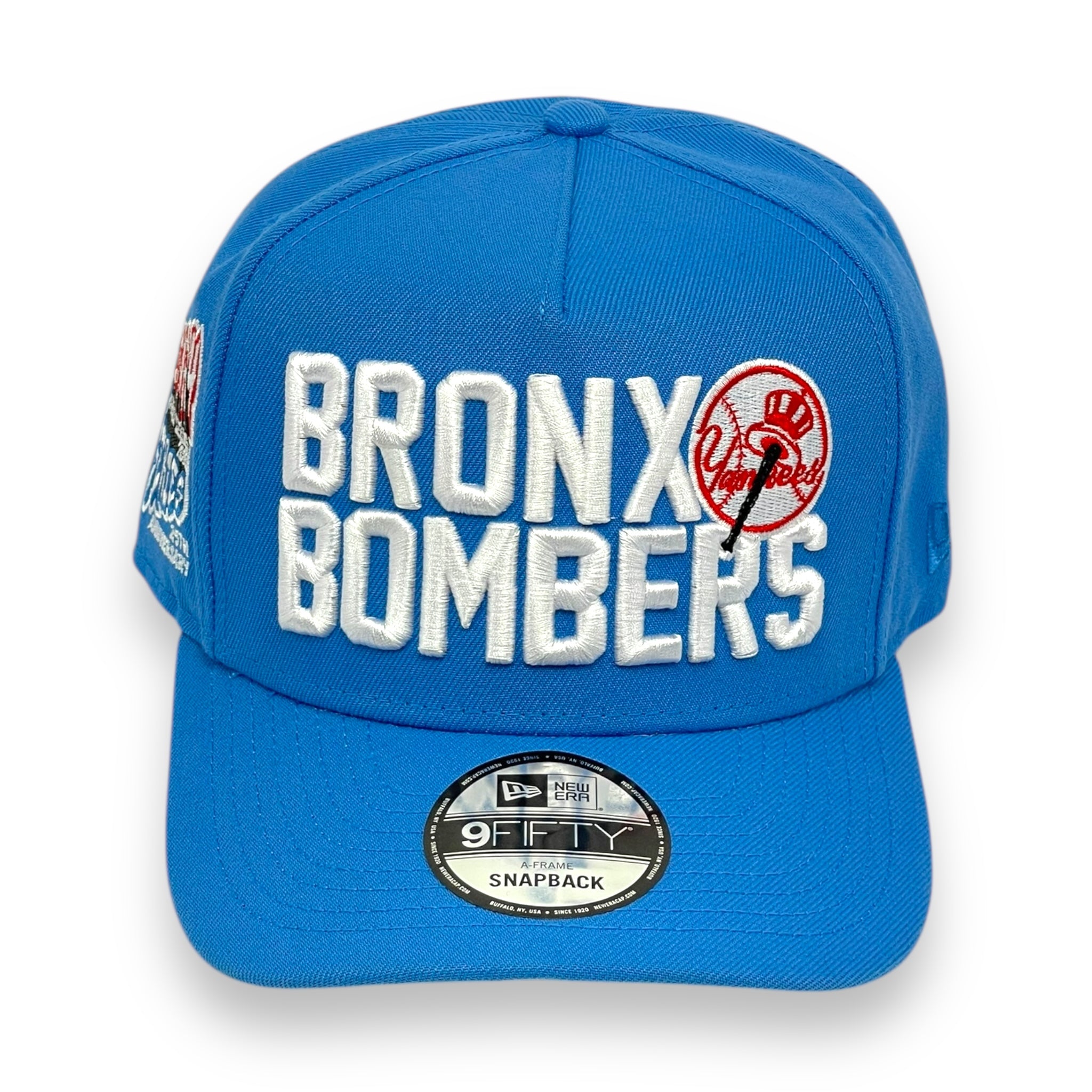 NEW YORK YANKEES BRONX BOMBERS (AF-BLUE) (SUBWAY SERIES 25TH ANN) "9FIFTY AFRAME" NEW ERA SNAPBACK