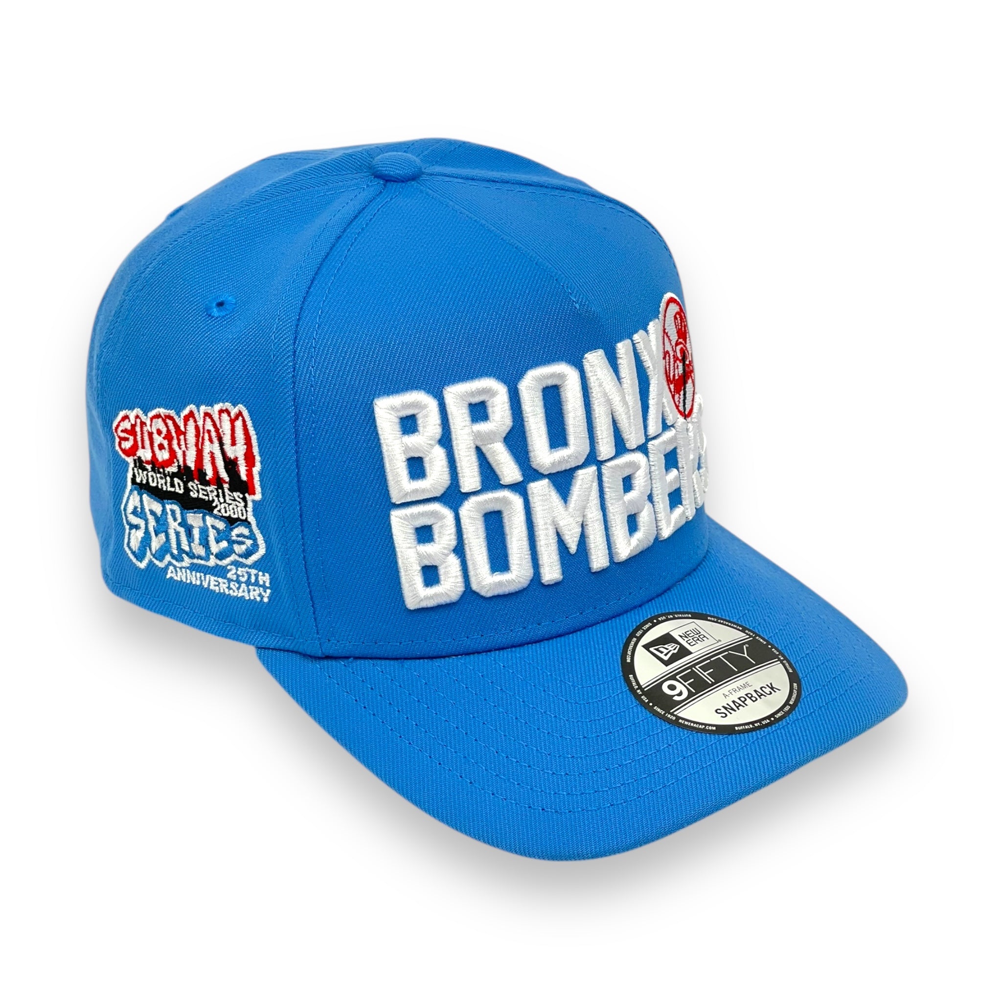 NEW YORK YANKEES BRONX BOMBERS (AF-BLUE) (SUBWAY SERIES 25TH ANN) "9FIFTY AFRAME" NEW ERA SNAPBACK