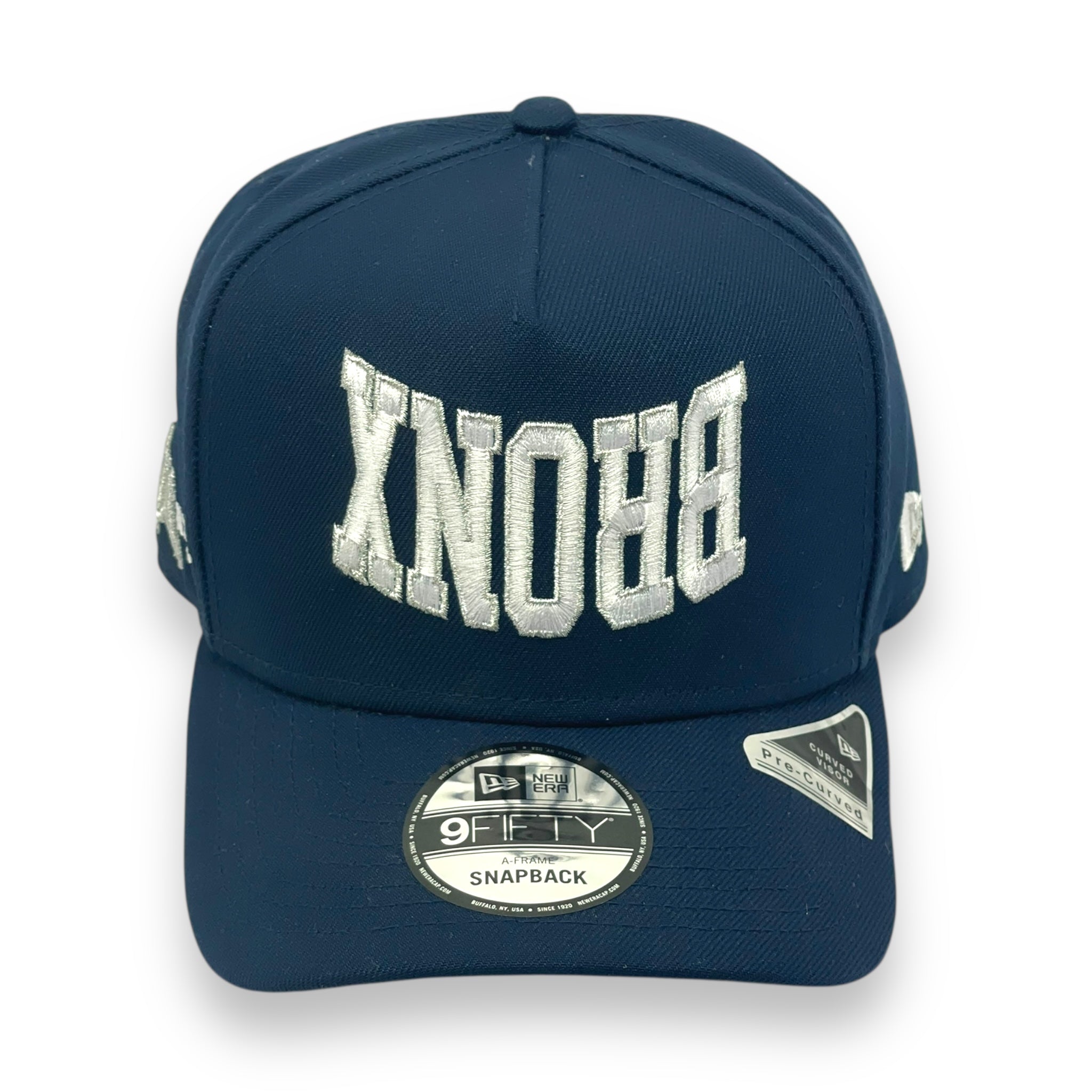 "BRONX UPSIDE DOWN " (NAVY) "9FIFTY AFRAME" NEW ERA SNAPBACK
