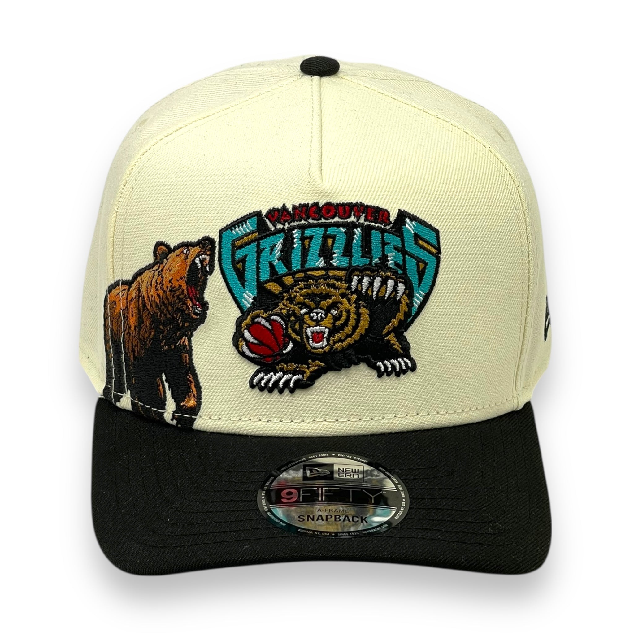 VANCOUVER GRIZZLIES ALT LOGO "9FIFTY AFRAME" NEW ERA SNAPBACK