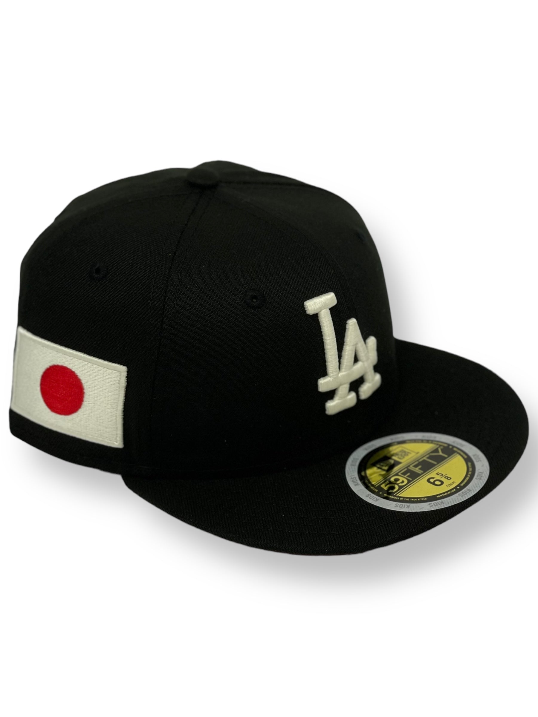 "KIDS" LOS ANGELES DODGERS "JAPAN FLAG" NEW ERA 59FIFTY FITTED