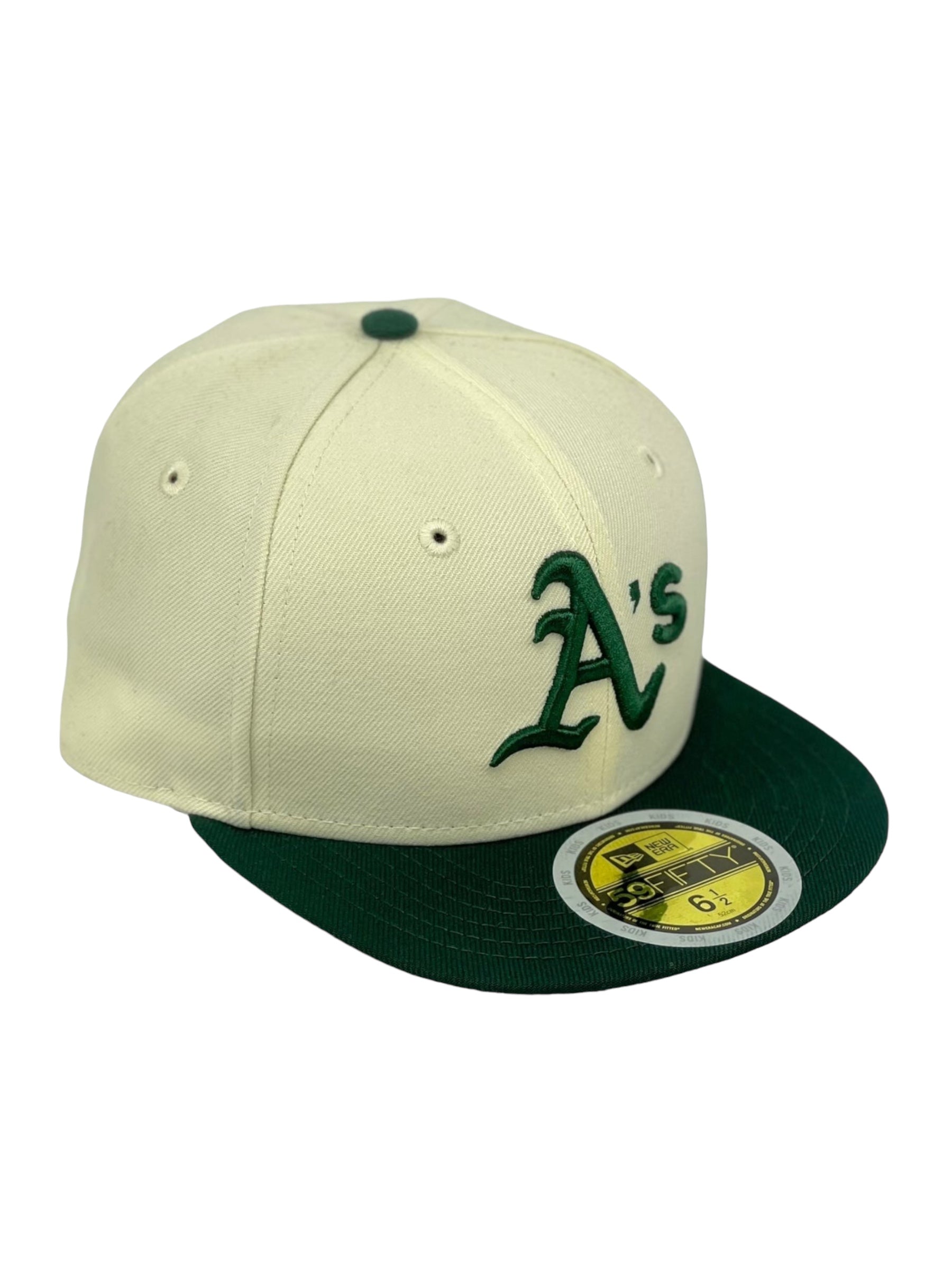KIDS - OAKLAND ATHLETICS (OFF-WHITE) NEW ERA 59FIFTY FITTED