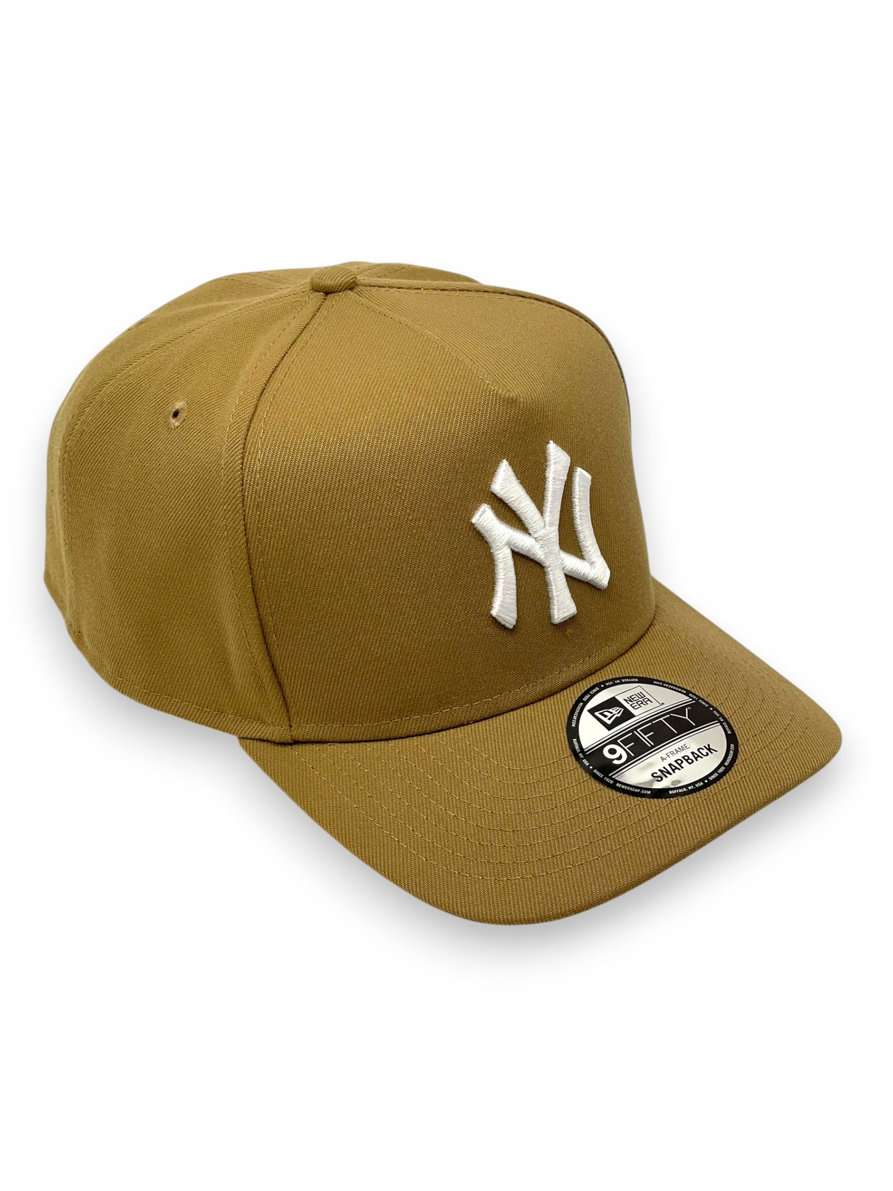NEW YORK YANKEES (TAN) A-FRAME NEW ERA 9FIFTY SNAPBACK – 4ucaps.com