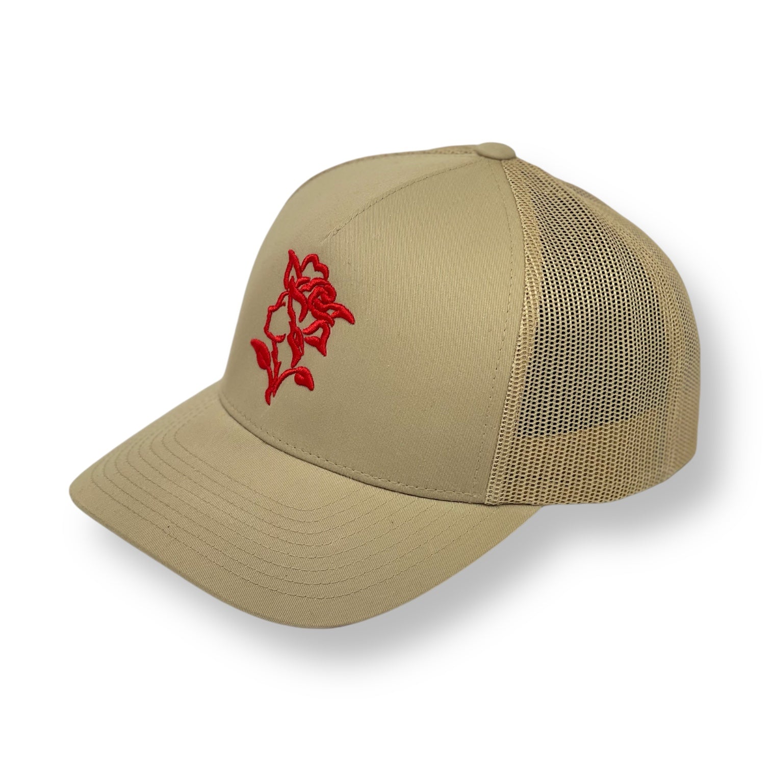 ARTFUL ROSEY KHAKI TRUCKER SNAPBACK