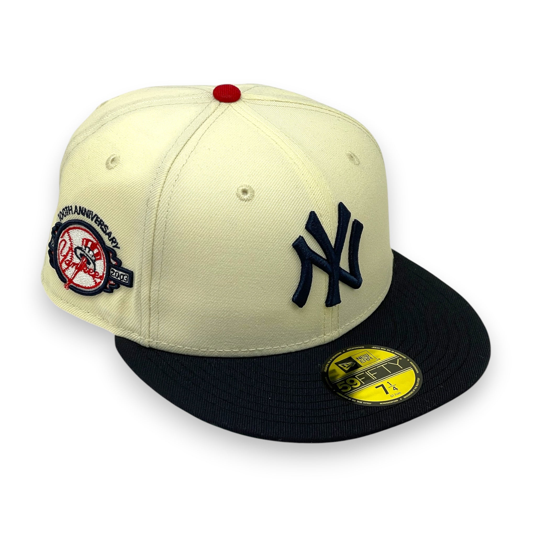 NEW YORK YANKEES (OFF WHITE) (100TH ANNIVERSARY) NEW ERA 59FIFTY