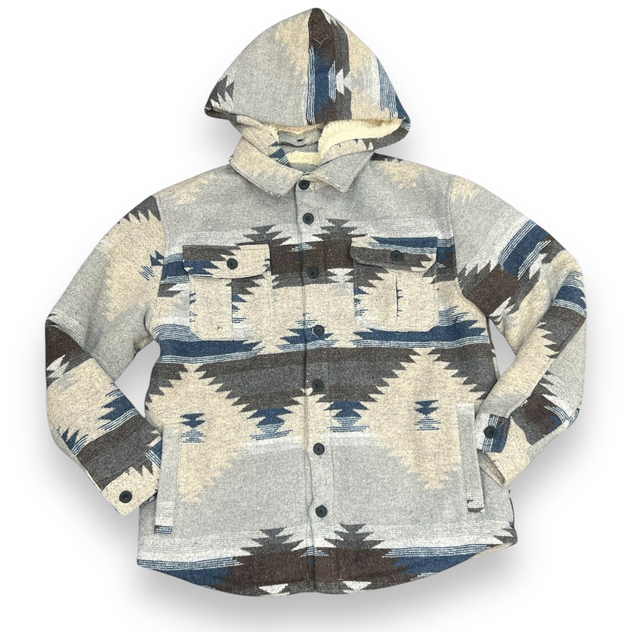 ELEVATE NY ZENITH SHERPA (GREY) HOODIE