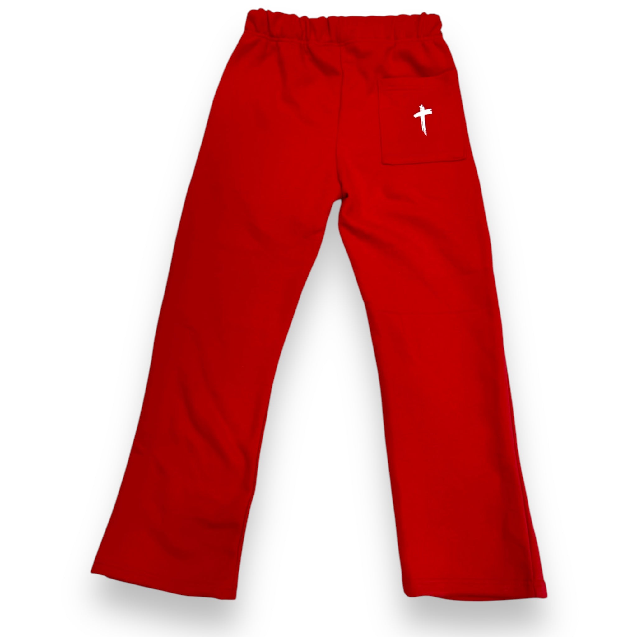 ALONE IN FRANCE UNIVERSITY FLARE (RED) JOGGER