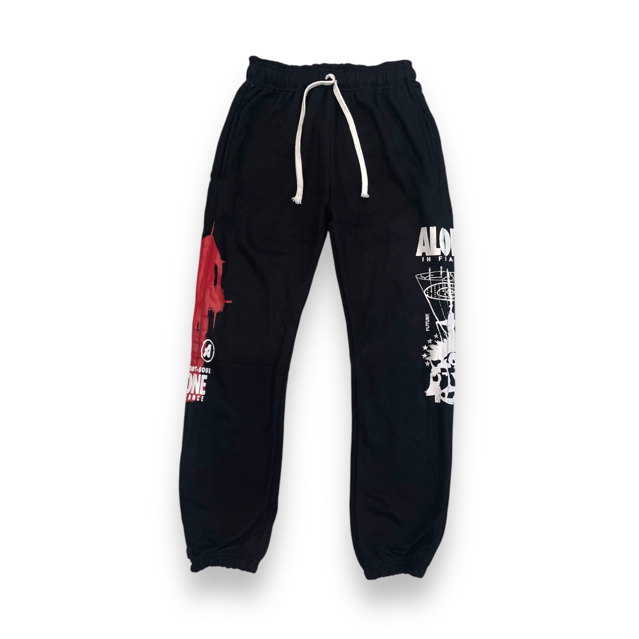 ALONE IN FRANCE LONELY NIGHTS (BLACK) JOGGER