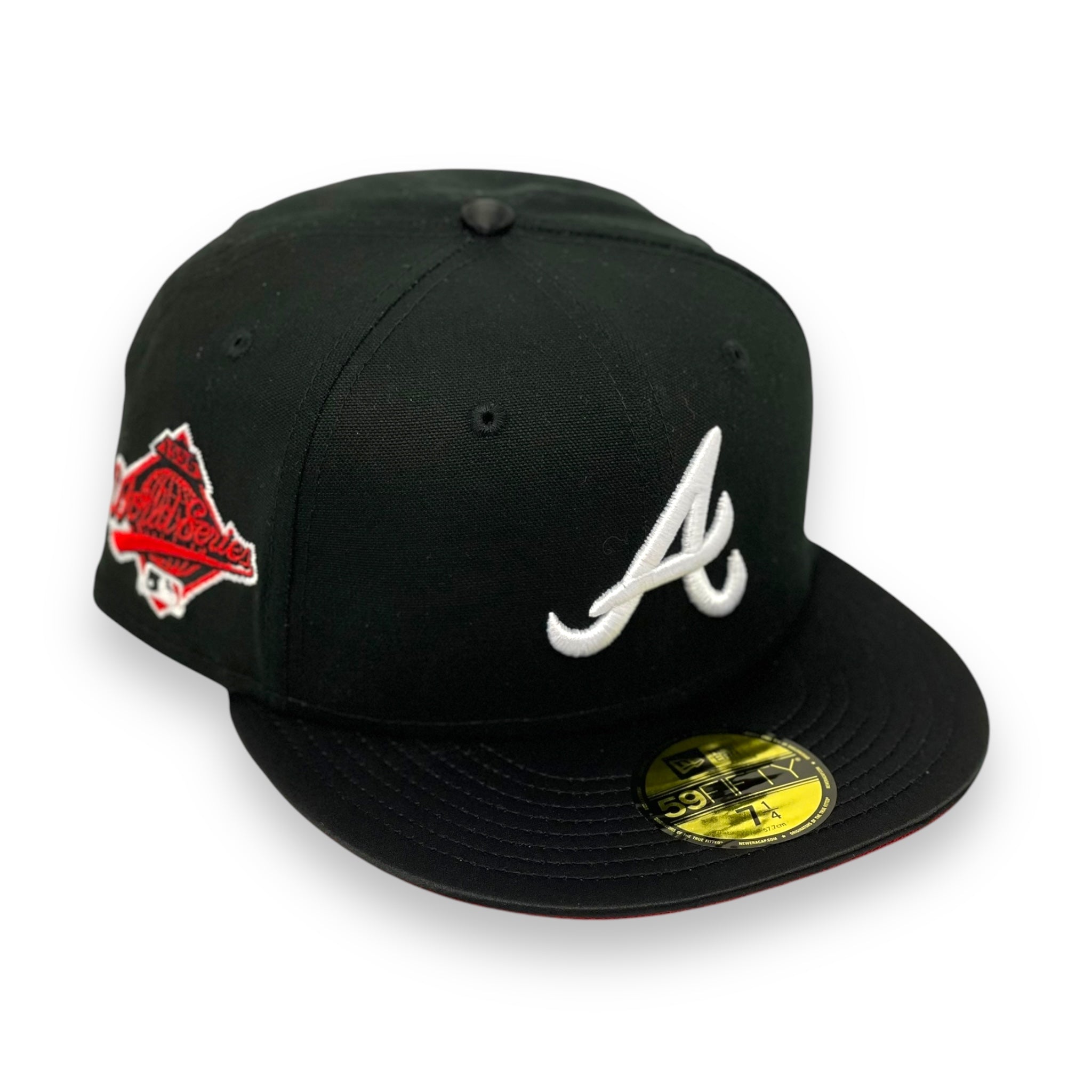 ATLANTA BRAVES (BLACK ) (1995 WORLD SERIES ) NEW ERA 59FIFTY FITTED