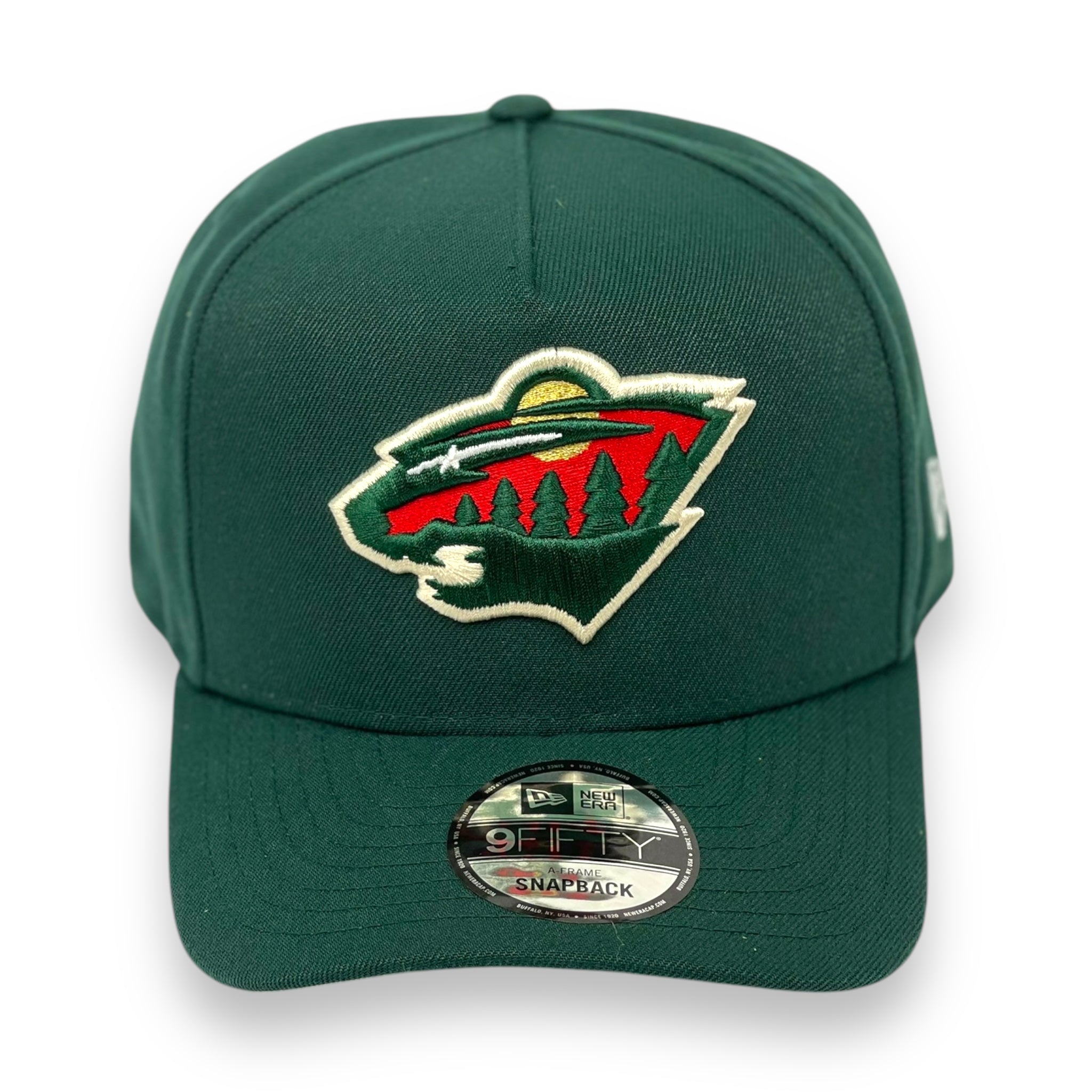 MINNESOTA WILD (DK GREEN) AFRAME 9FIFTY SNAPBACK