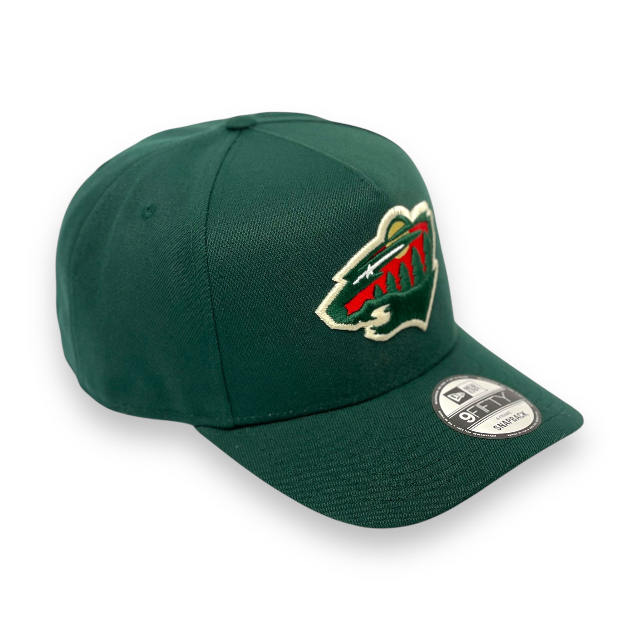 MINNESOTA WILD (DK GREEN) AFRAME 9FIFTY SNAPBACK