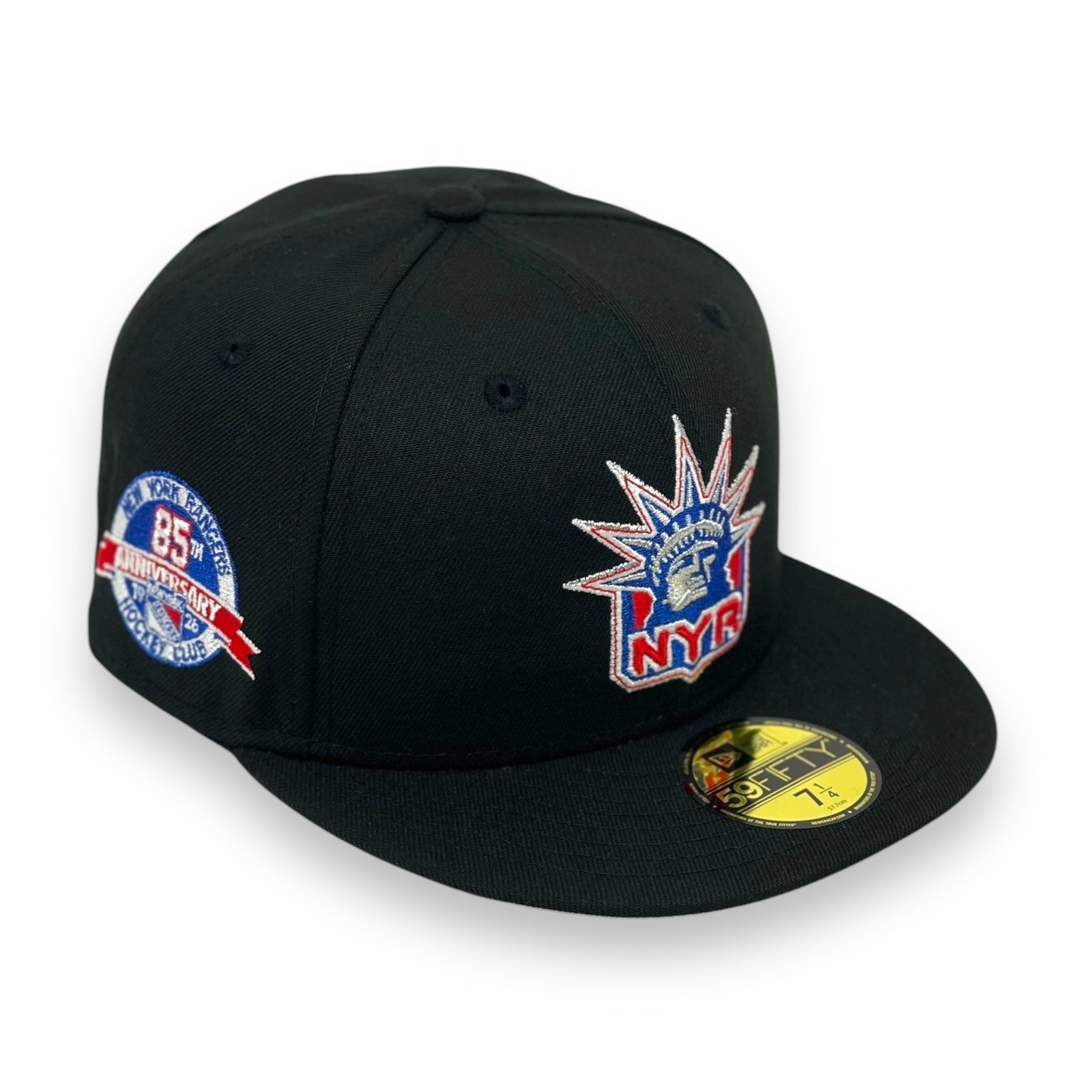 NEW YORK RANGERS (BLACK) (85TH ANN) NEW ERA 59FIFTY FITTED