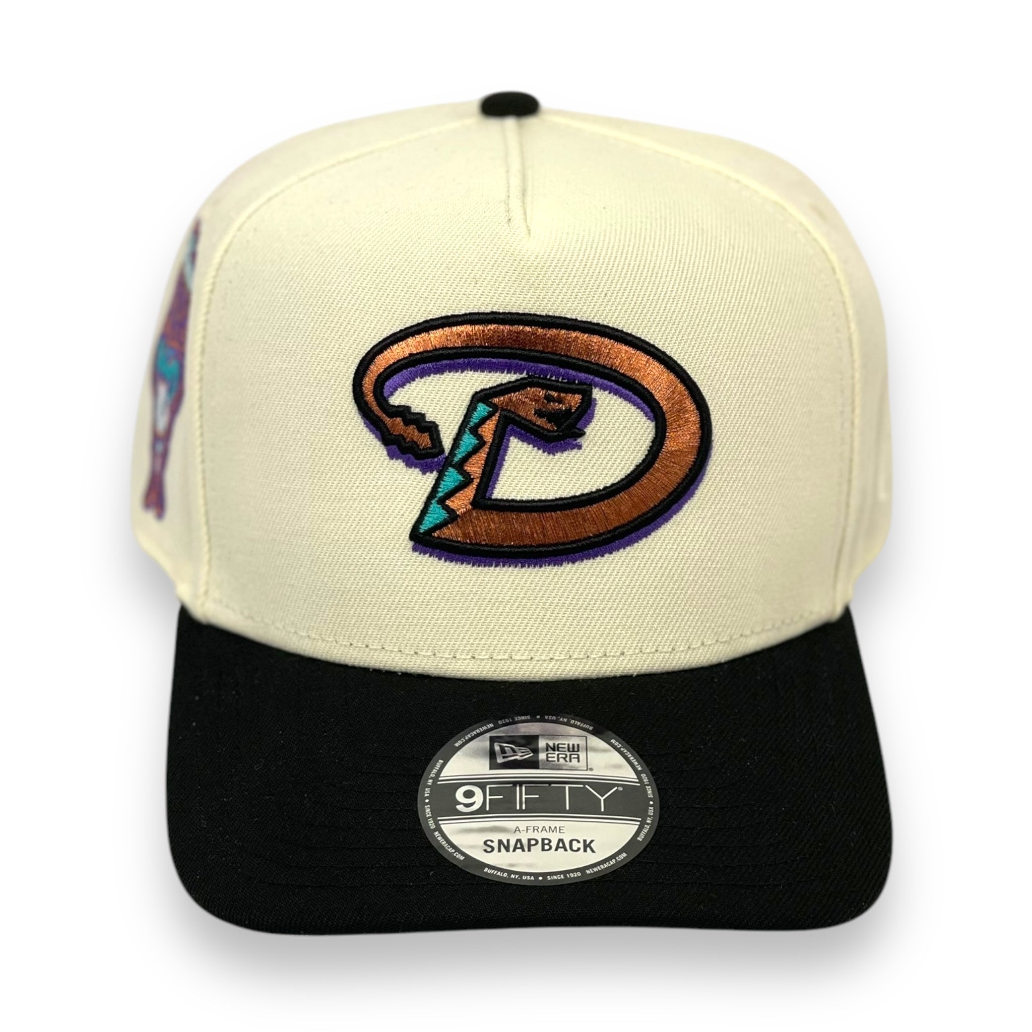 ARIZONA DIAMONDBACKS (OFF-WHITE) (1998 INAUGURAL) AFRAME 9FIFTY NEW ERA SNAPBACK