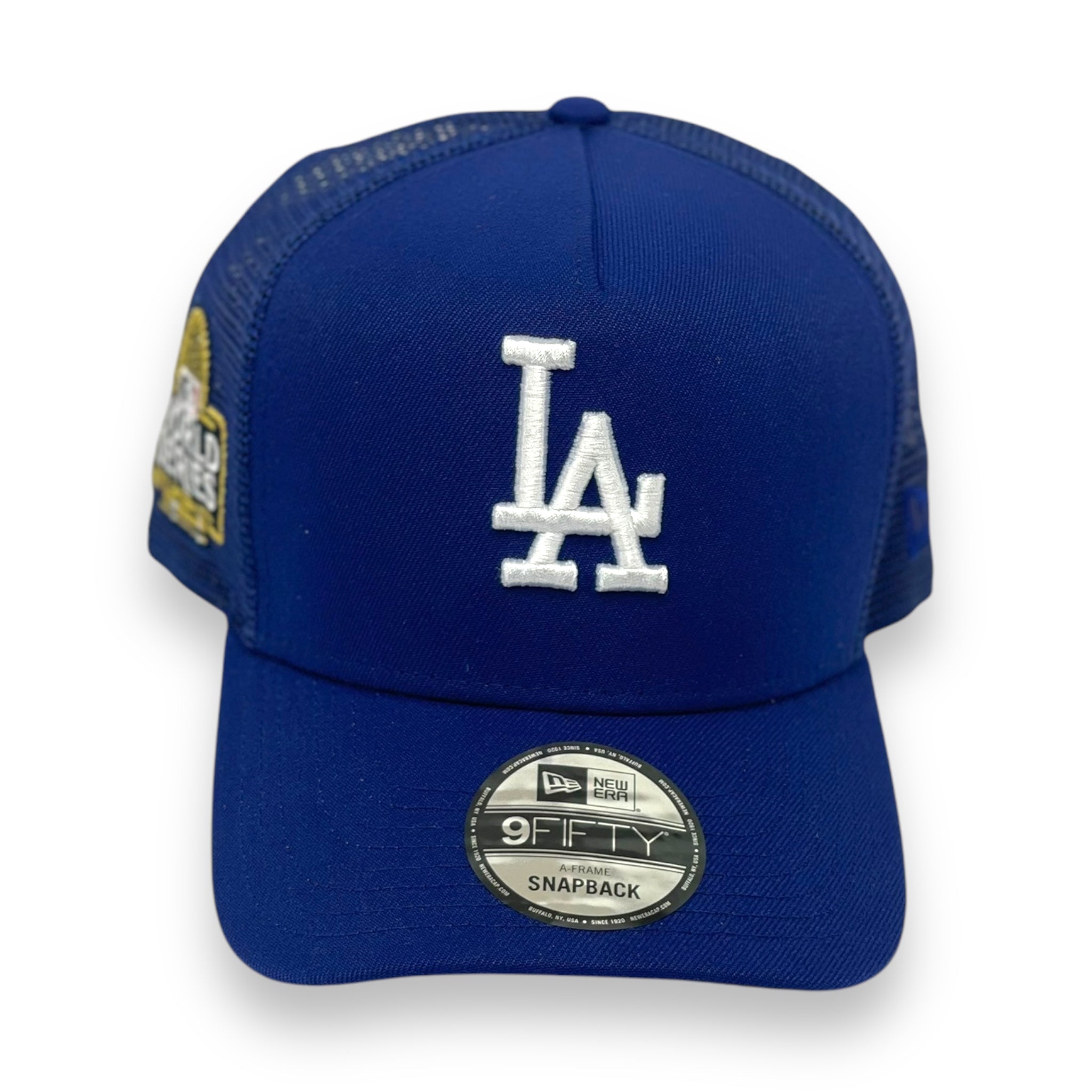 LOS ANGELES DODGERS (ROYAL) (2024 WS) "9FIFTY AFRAME" TRUCKER NEW ERA SNAPBACK