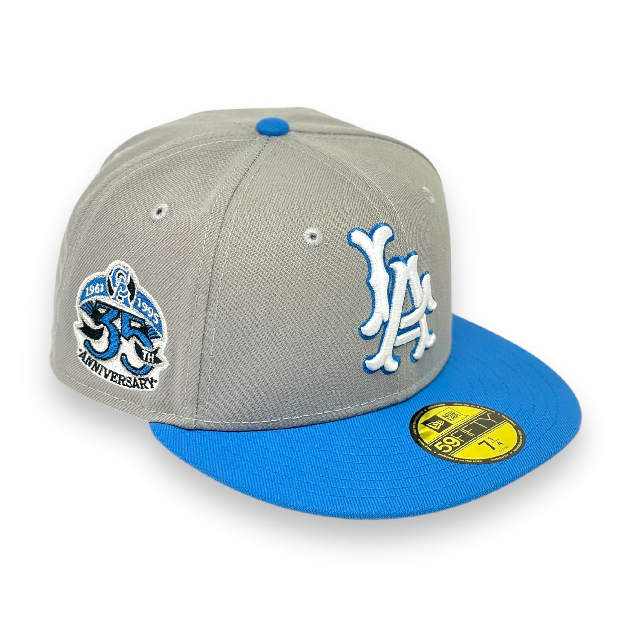 LOS ANGELES ANGELS (GREY) ( 35TH ANN) NEW ERA 59FIFTY FITTED