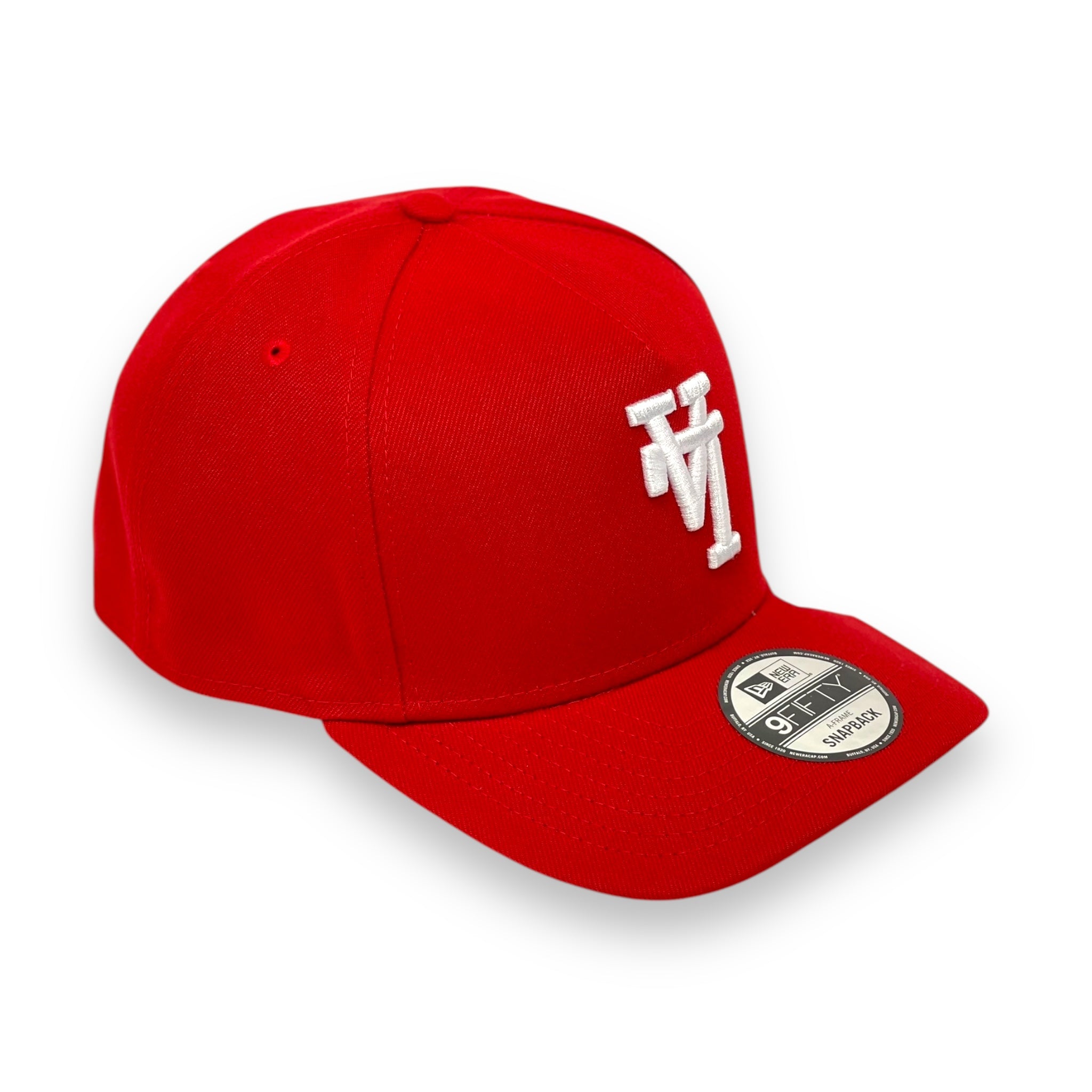 LOS ANGELES DODGERS (RED)(UPSIDE DOWN LOGO) "9FIFTY AFRAME" NEW ERA SNAPBACK