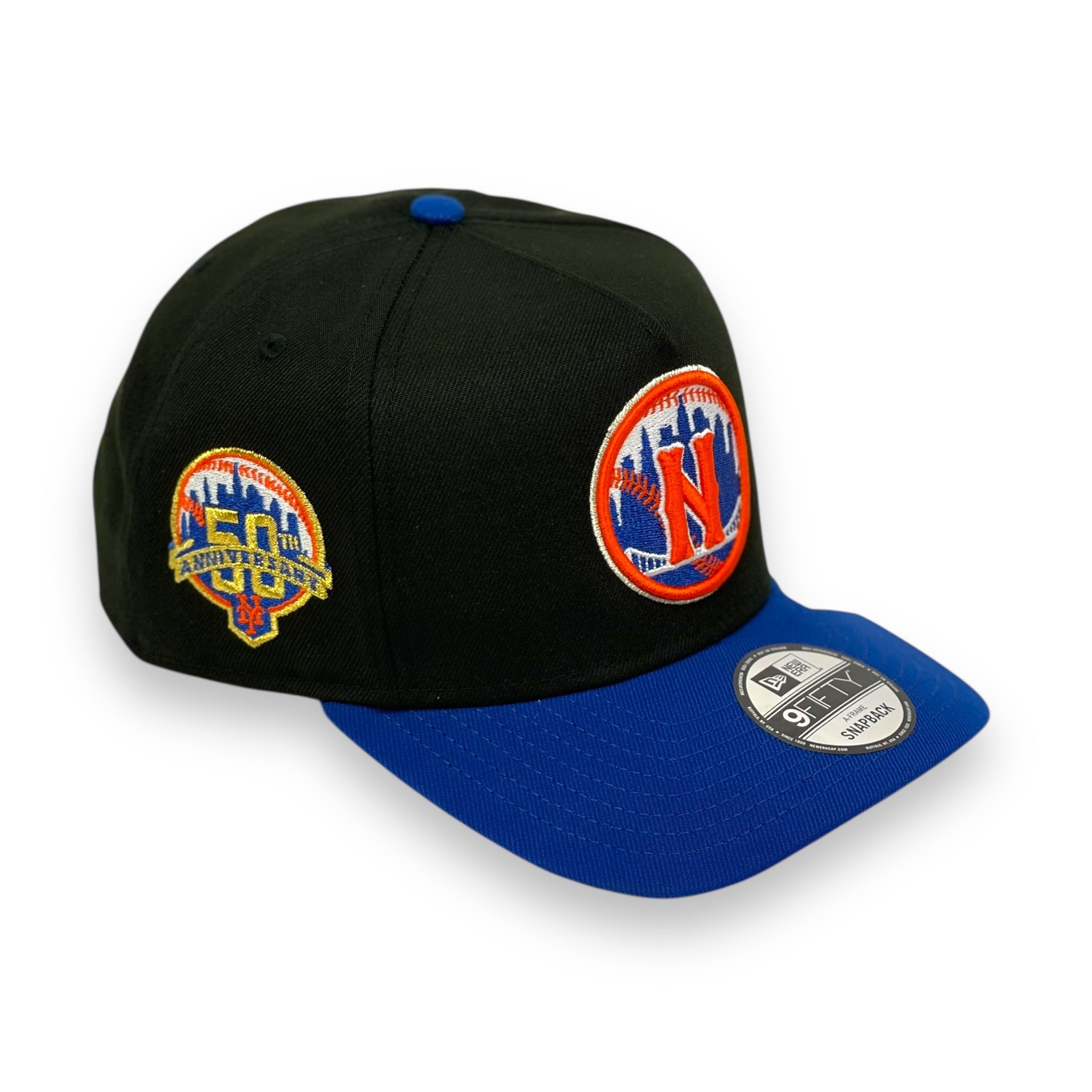 NEW YORK METS (50TH ANN) "9FIFTY AFRAME" NEW ERA SNAPBACK