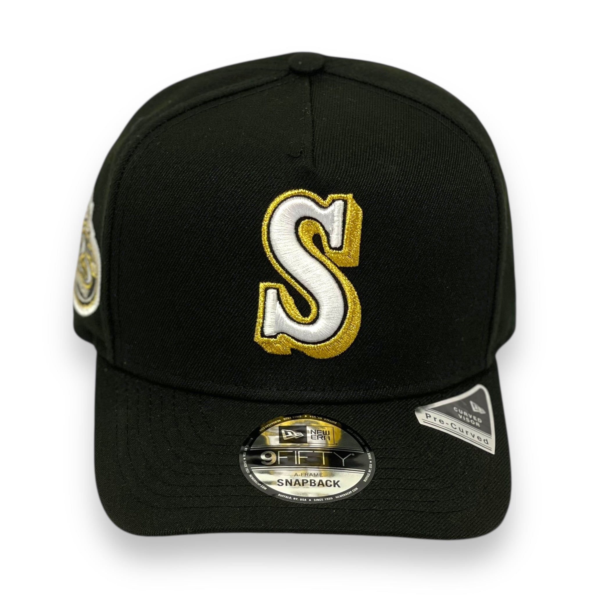 SEATTLE MARINERS (BLACK)(25TH ANN) "9FIFTY AFRAME" NEW ERA SNAPBACK