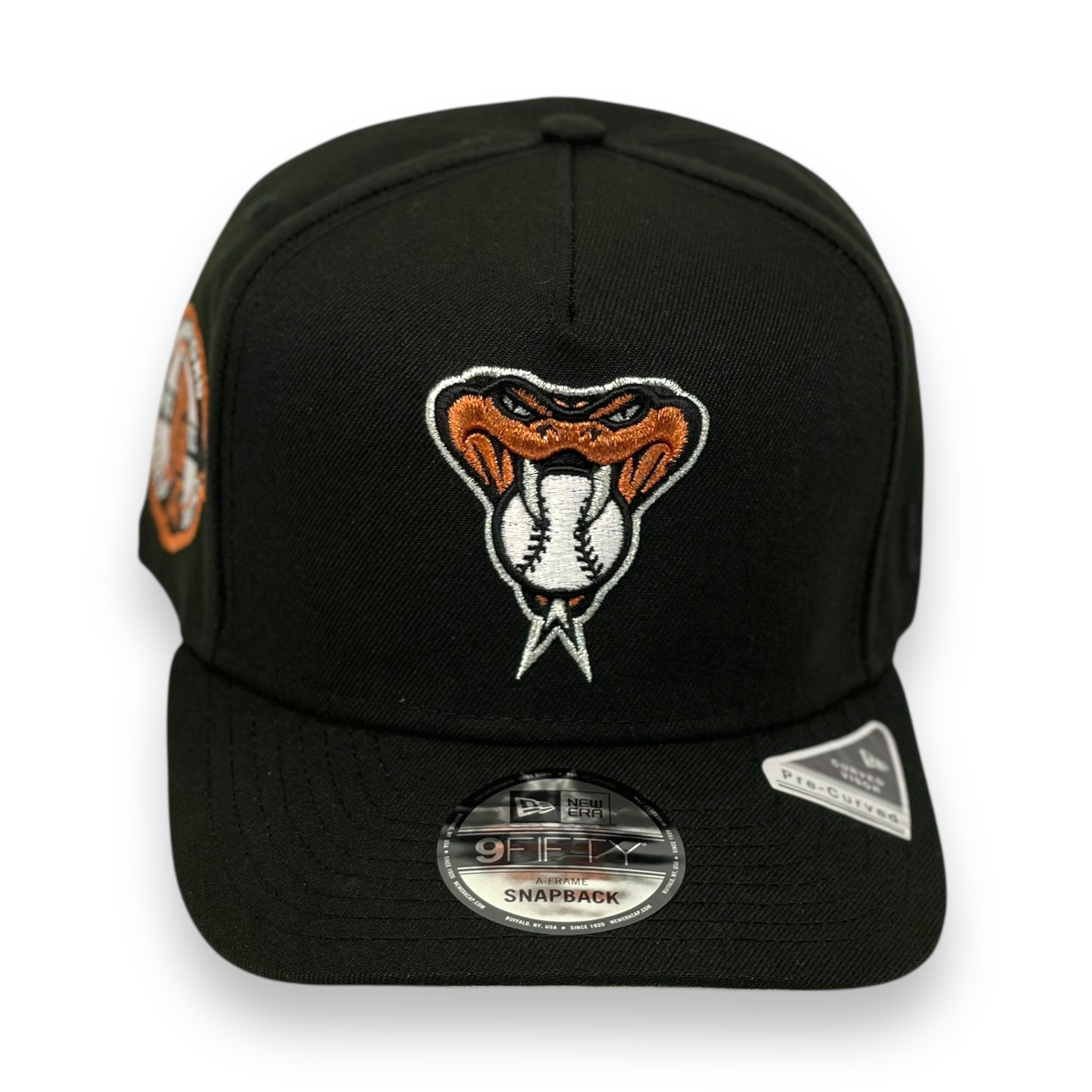ARIZONA DIAMONDBACKS (BLACK) (2001 WS CHAMPS) "9FIFTY AFRAME" NEW ERA SNAPBACK