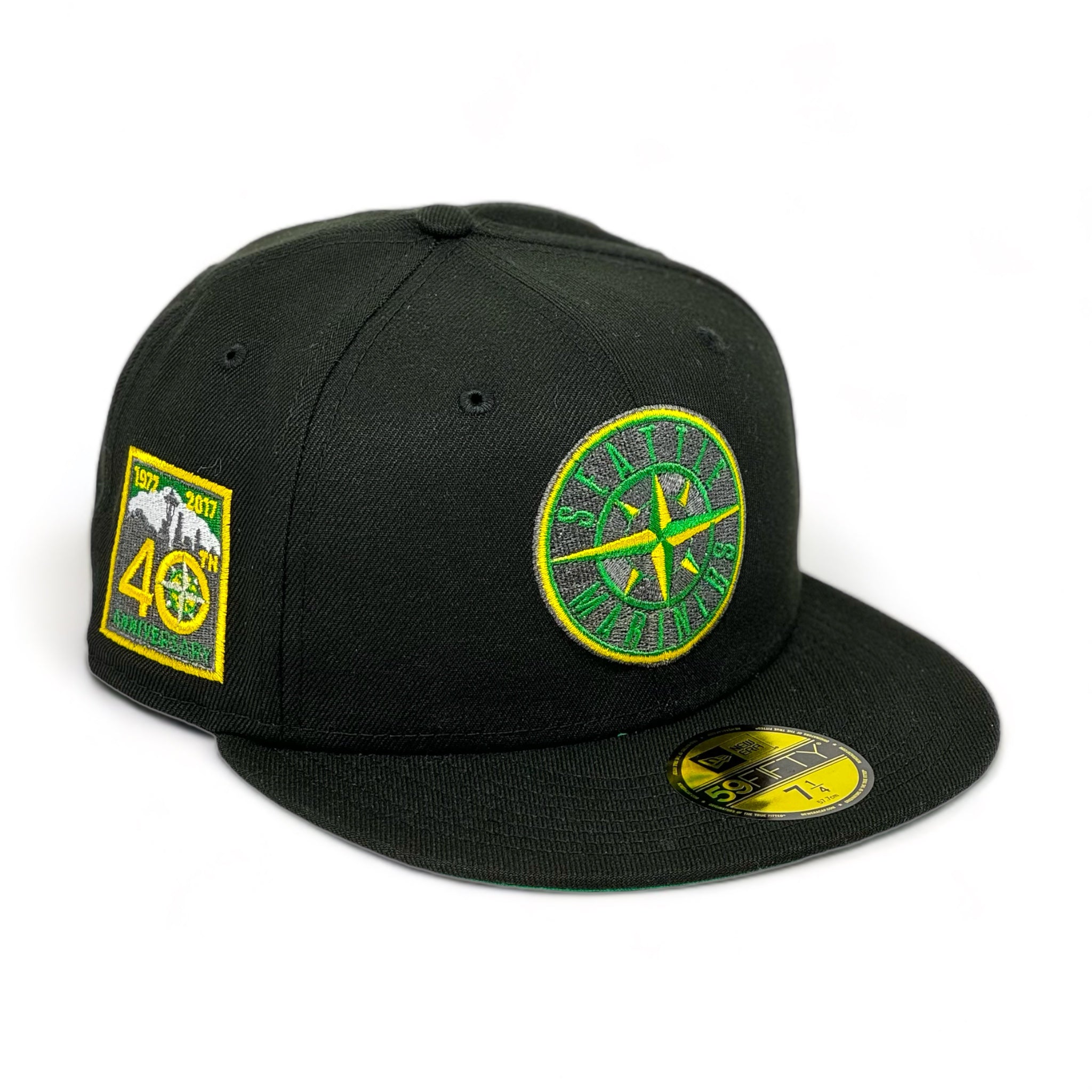 SEATTLE MARINERS (BLACK) (40TH ANN) NEW ERA 59FIFTY FITTED