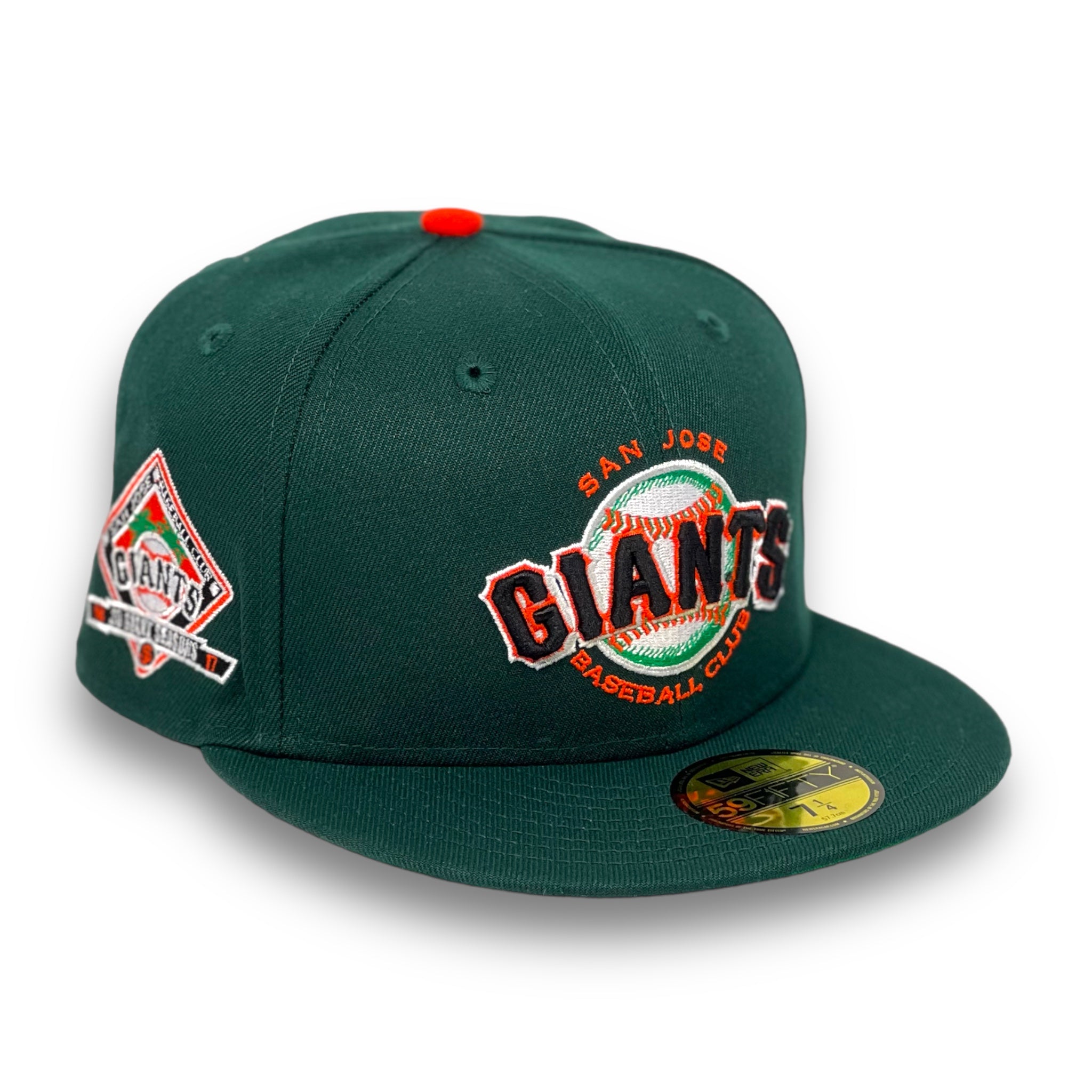 SAN JOSE GIANTS (GREEN) "30TH SEASON" NEW ERA 59FIFTY FITTED (GREEN UNDER VISOR)