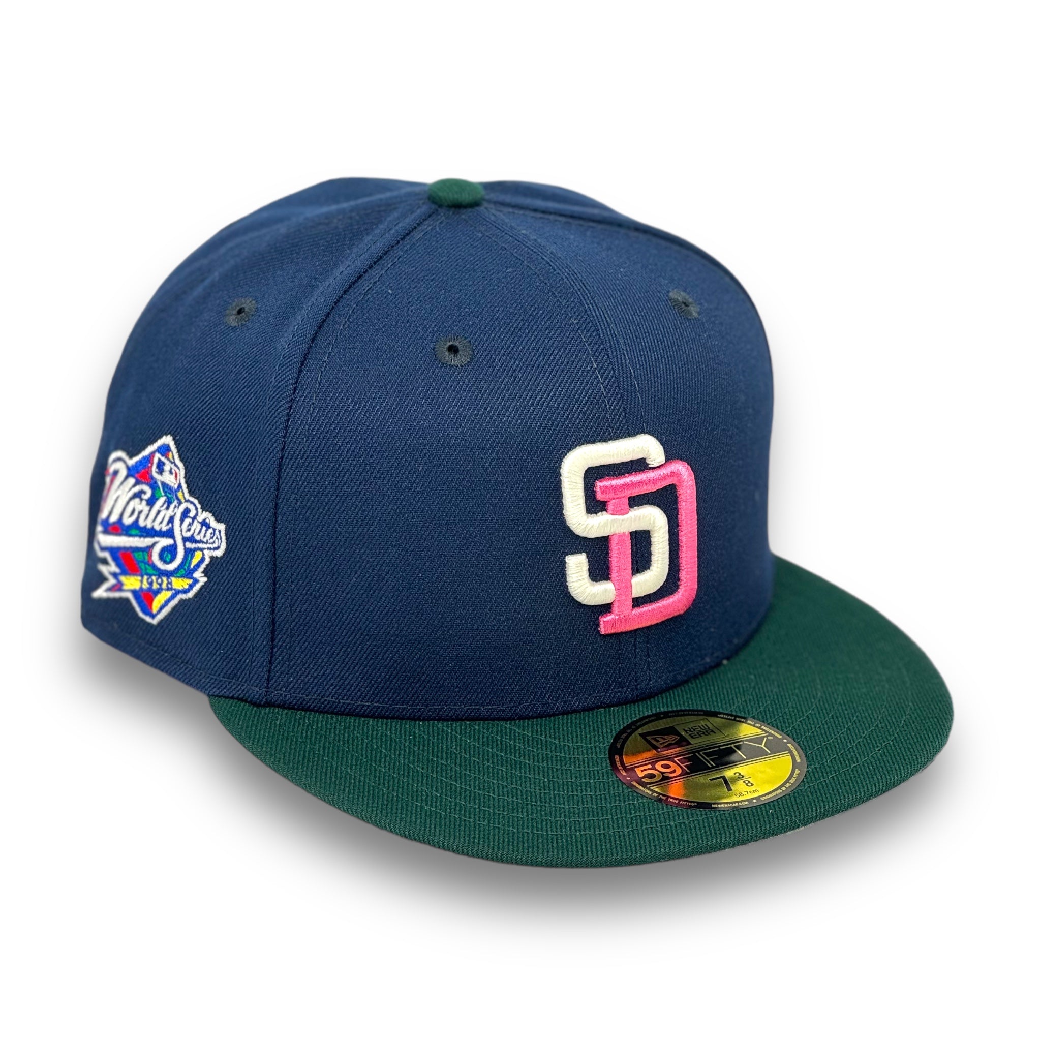 SAN DIEGO PADRES (NAVY/GREEN) (1998 WORLD SERIES) NEW ERA 59FIFTY FITTED
