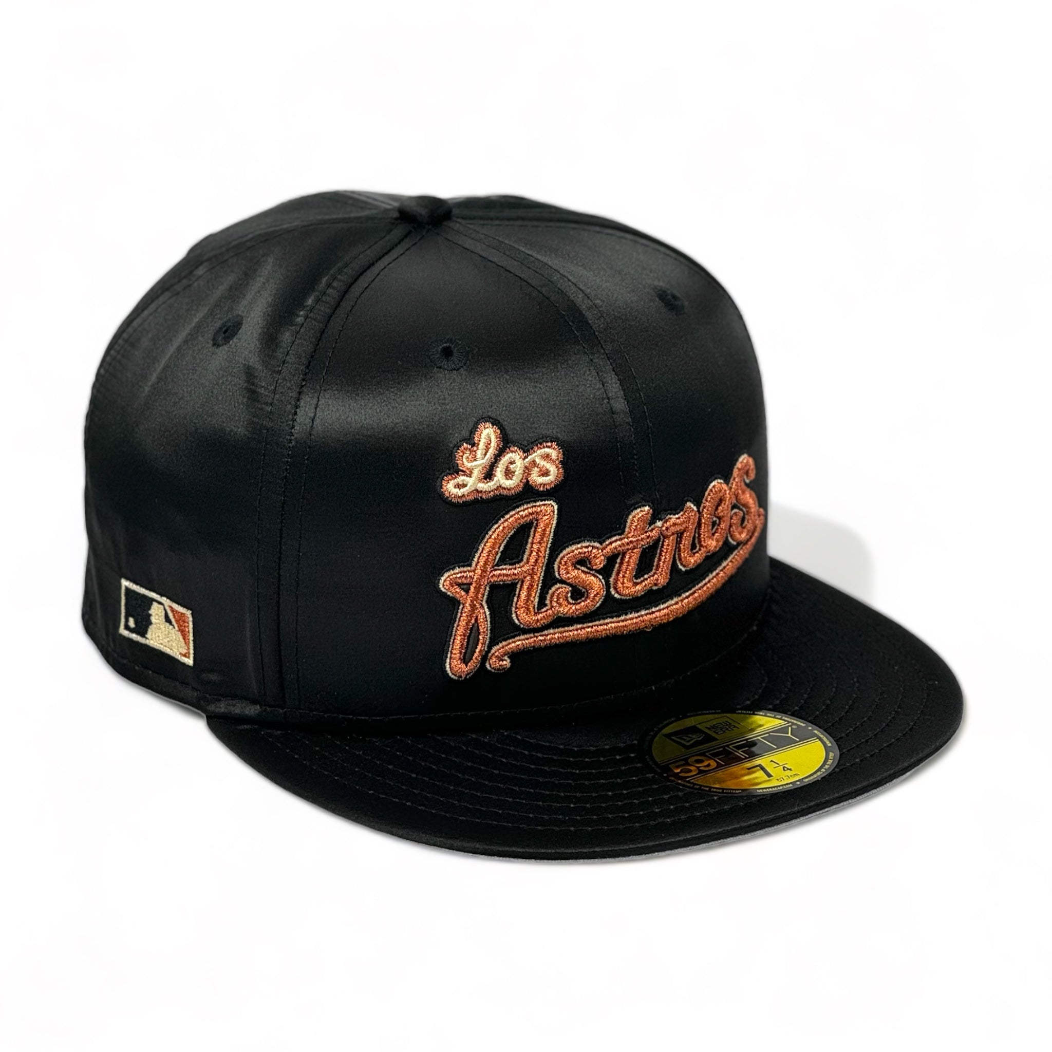 HOUSTON ASTROS (BLACK) "SATIN COLLECTION" NEW ERA 59FIFTY FITTED