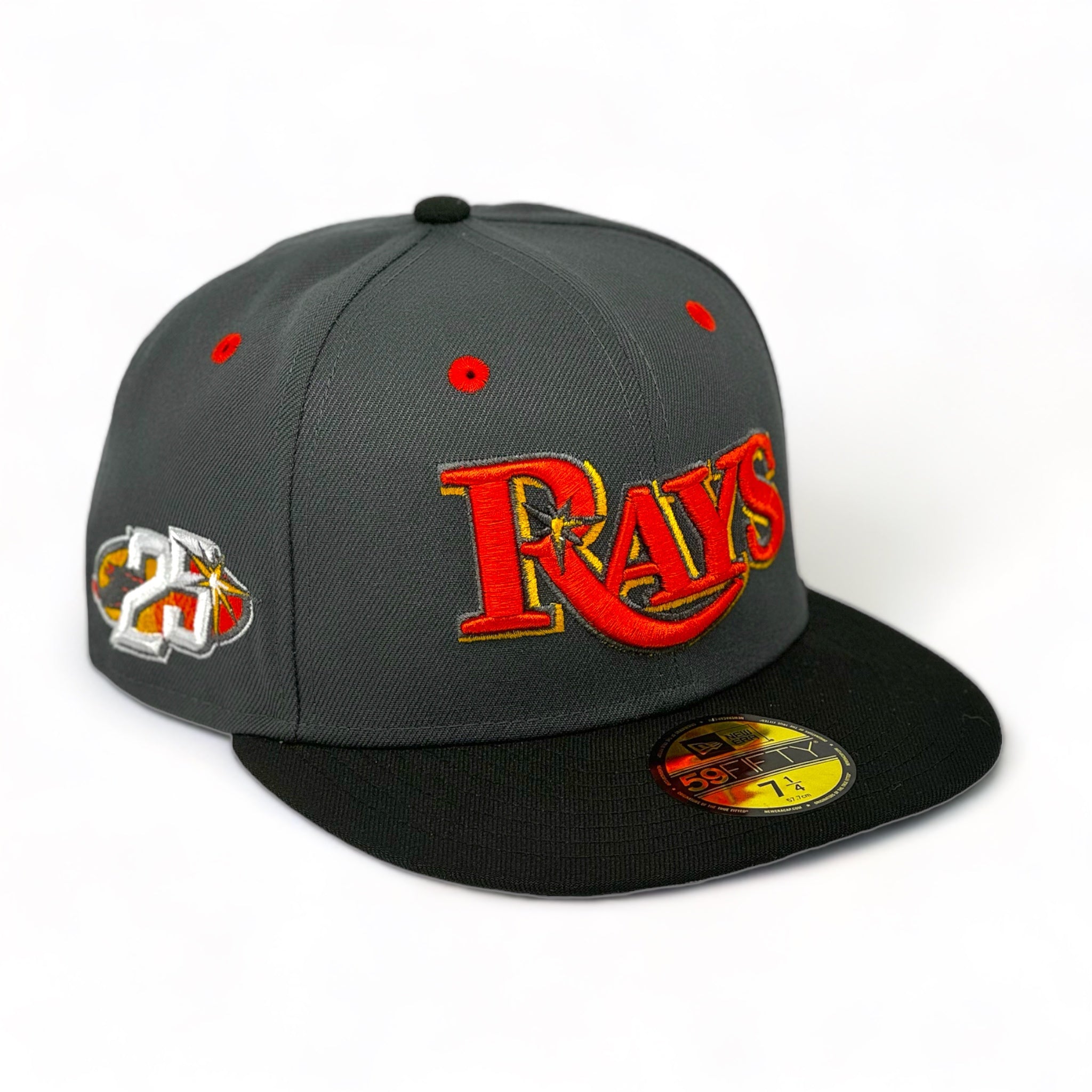 TAMPA BAY DEVILS RAYS (GREY) (25TH ANN) NEW ERA 59FIFTY FITTED