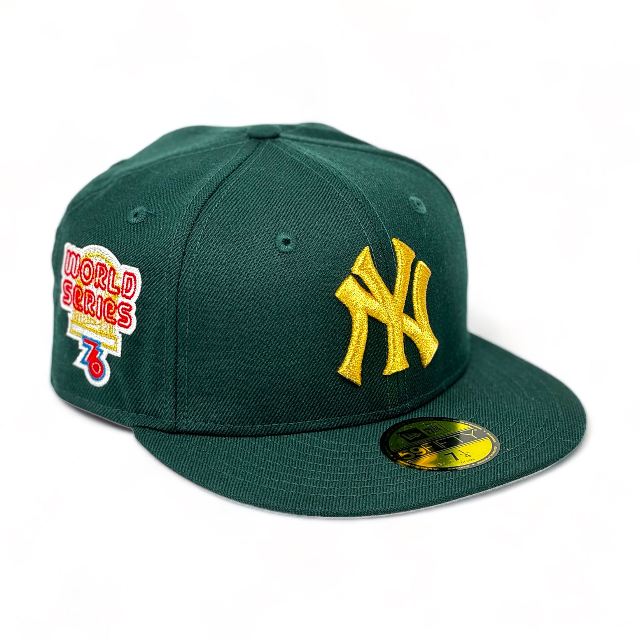 NEW YORK YANKEES (DK GREEN) (1976 WORLDSERIES) NEW ERA 59FIFTY EXCLUSIVE FITTED