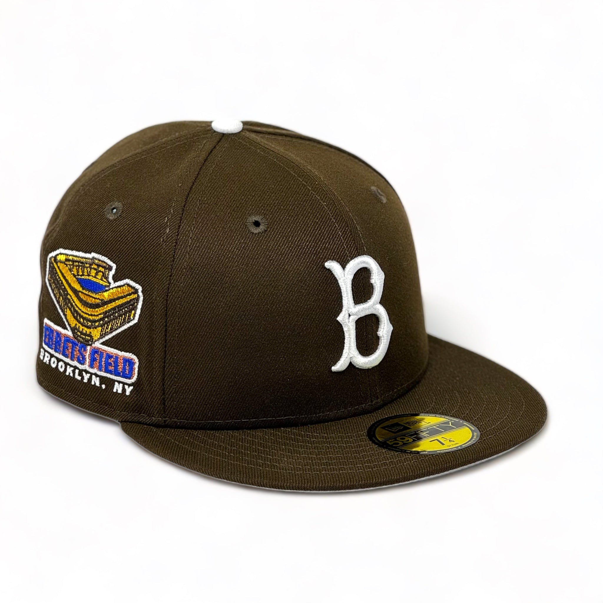 BROOKLYN DODGERS (BROWN) "EBBETS FIELD" NEW ERA 59FIFTY EXCLUSIVE FITTED