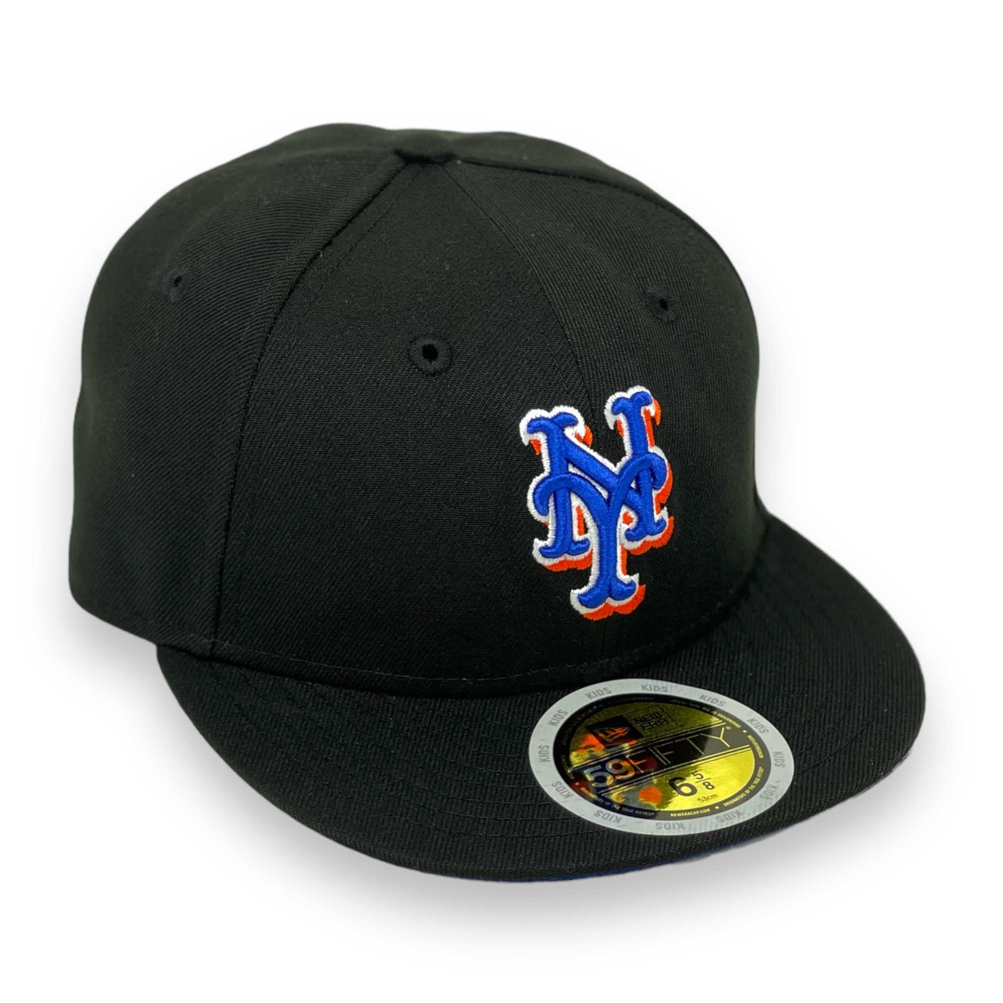 "KIDS" NEW YORK METS  NEW ERA 59FIFTY FITTED (ROYAL BLUE UNDER VISOR)