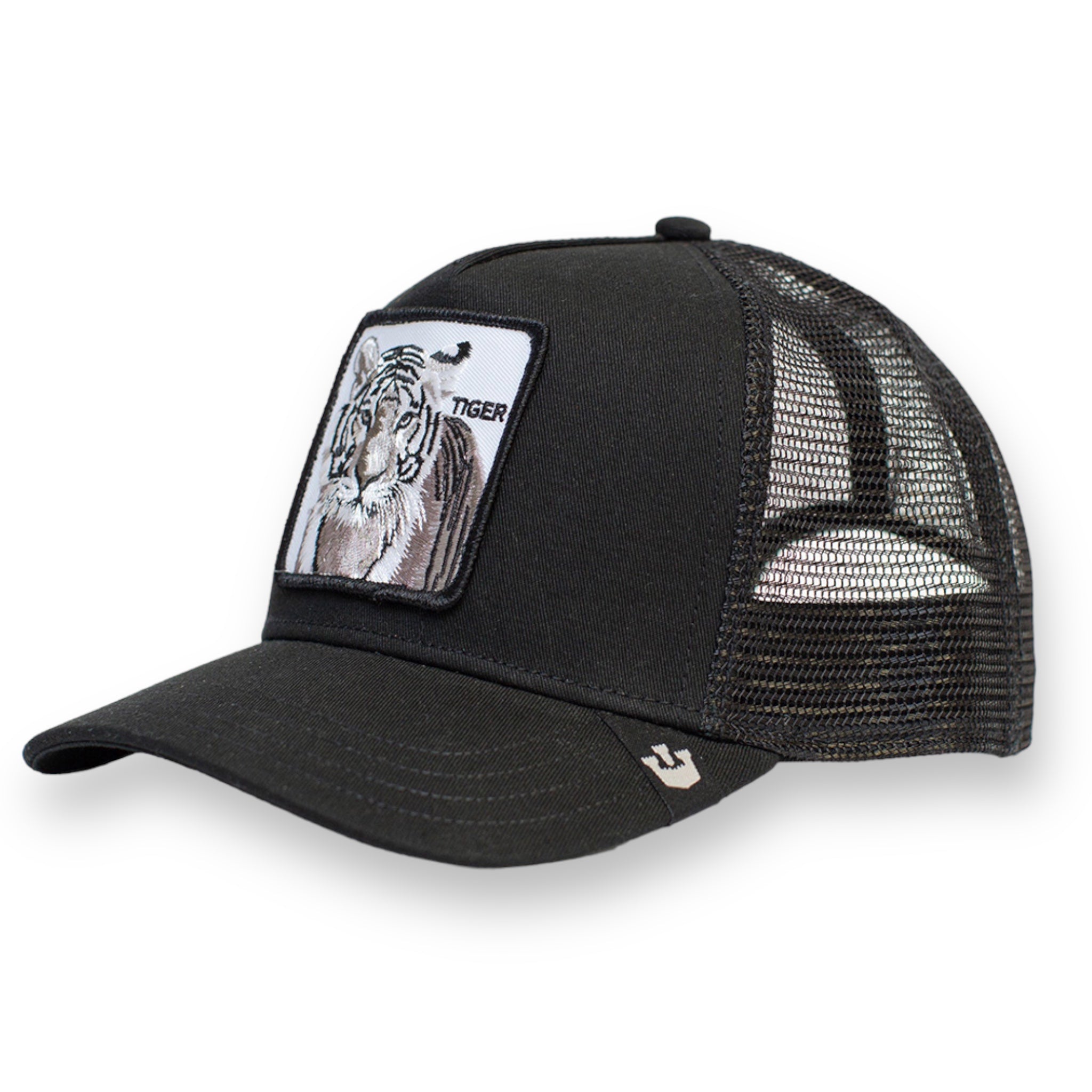 GOORIN BROS SILVER TIGER (BLACK) TRUCKER SNAPBACK