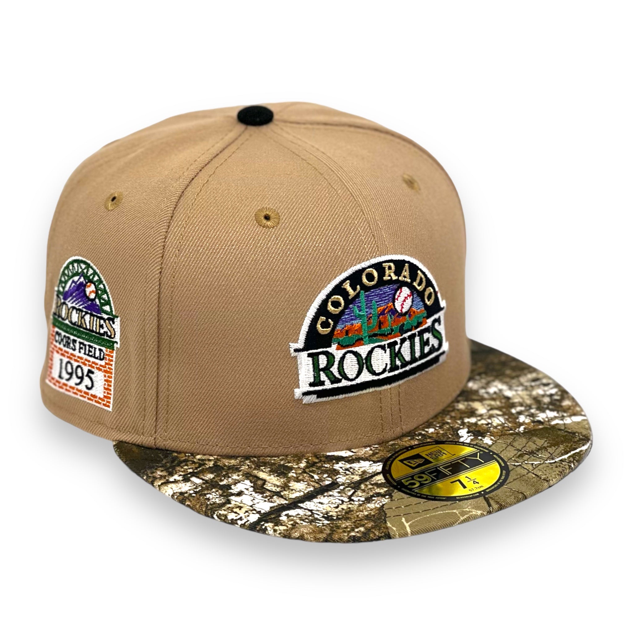 COLORADO ROCKIES (COORS FIELD) NEW ERA 59FIFTY FITTED (DARK GREEN LEAF UNDER VISOR)