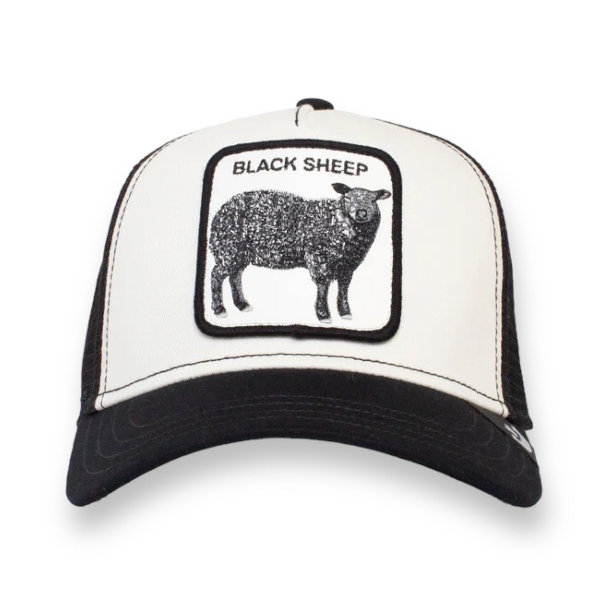 GOORIN BROS (WHITE) THE BLACK SHEEP TRUCKER MESH SNAPBACK