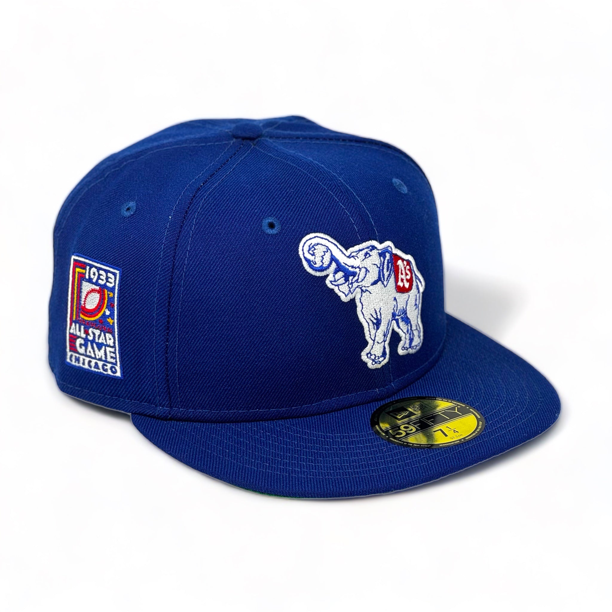 PHILADELPHIA ATHLETICS (ROYAL)"1933 ALL-STAR GAME"NEW ERA 59FIFTY FITTED (GREEN UNDER VISOR))