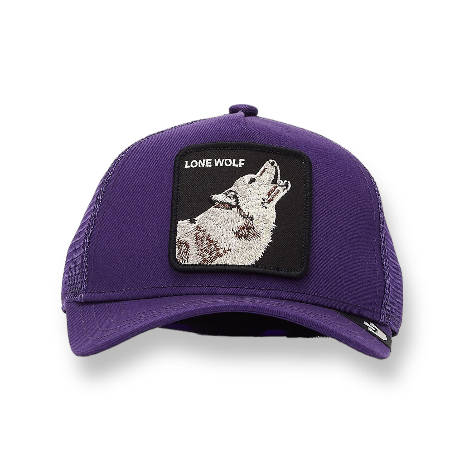 GOORIN BROS THE LONE WOLF (PURPLE) TRUCKER MESH SNAPBACK