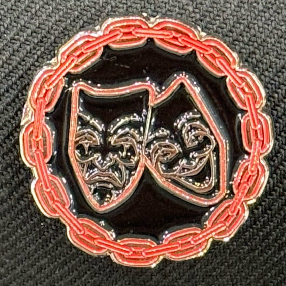 MIGHTY NYC FACES OF LIFE (RED) PIN