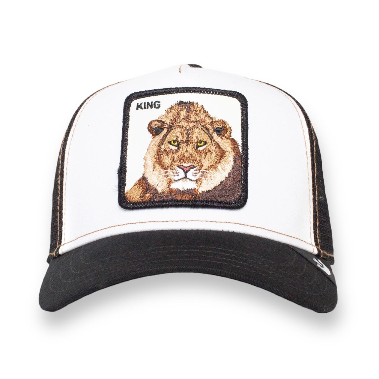 GOORIN BROS THE KING LION (BLACK) TRUCKER MESH SNAPBACK