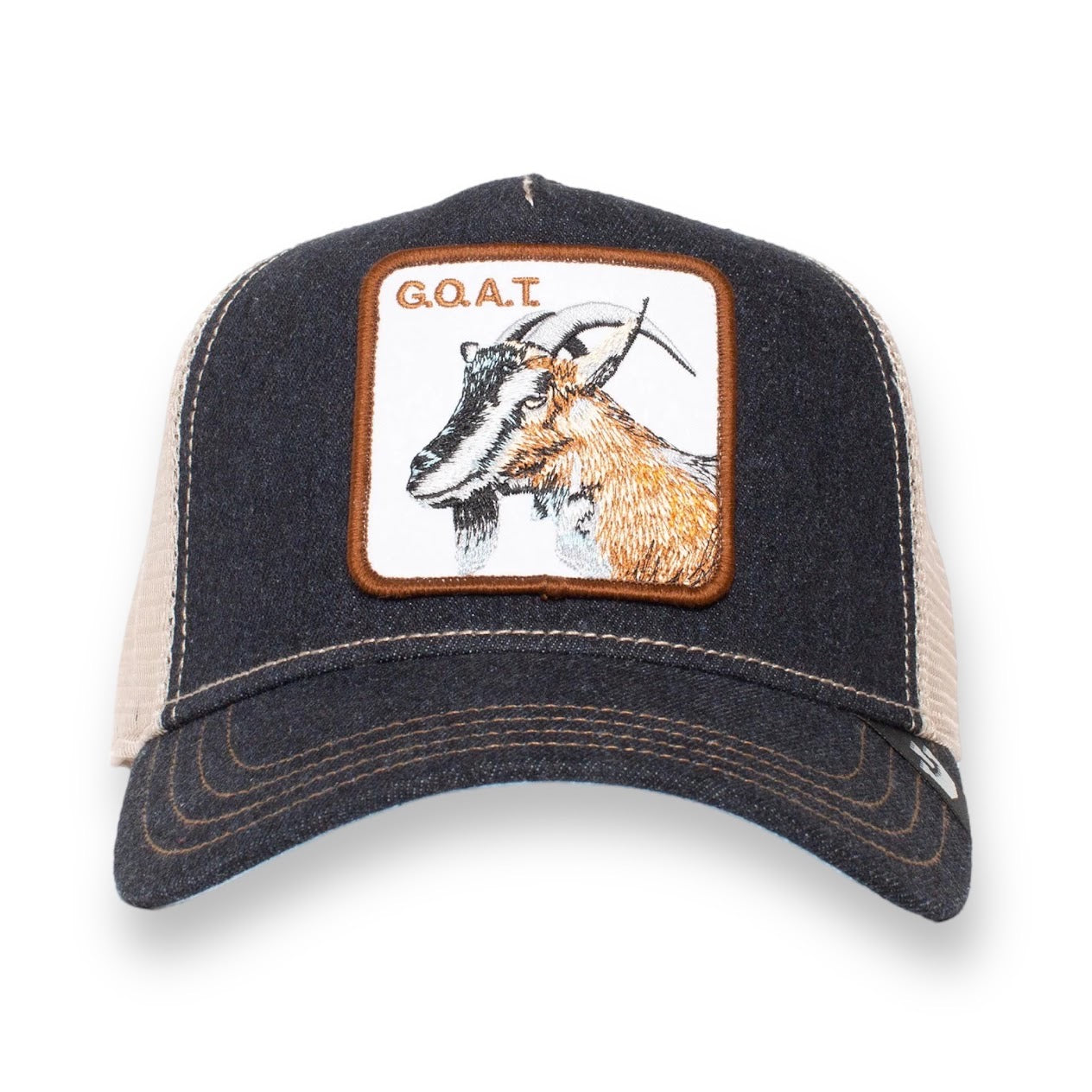 GOORIN BROS THE GOAT (CHARCOAL) TRUCKER  SNAPBACK