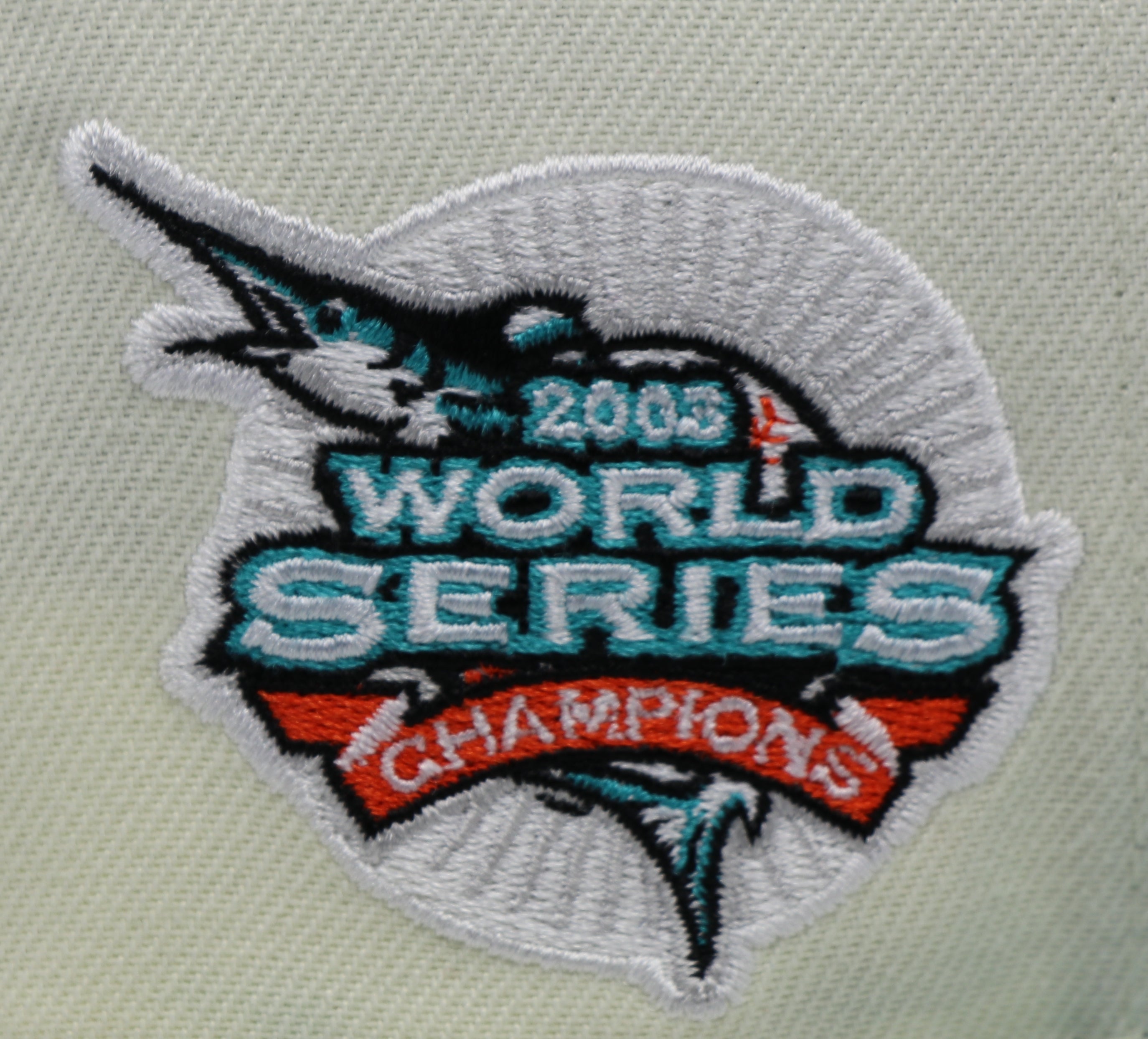 FLORIDA MARLINS (OFF-WHITE) (2003 WS CHAMPIONS) NEW ERA 59FIFTY FITTED