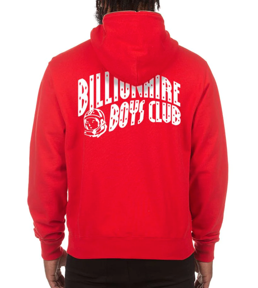 BBC RED HELMET ZIP HOODIE