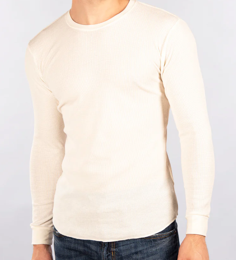 CITY LAB CREAM FITTED THERMAL SHIRT